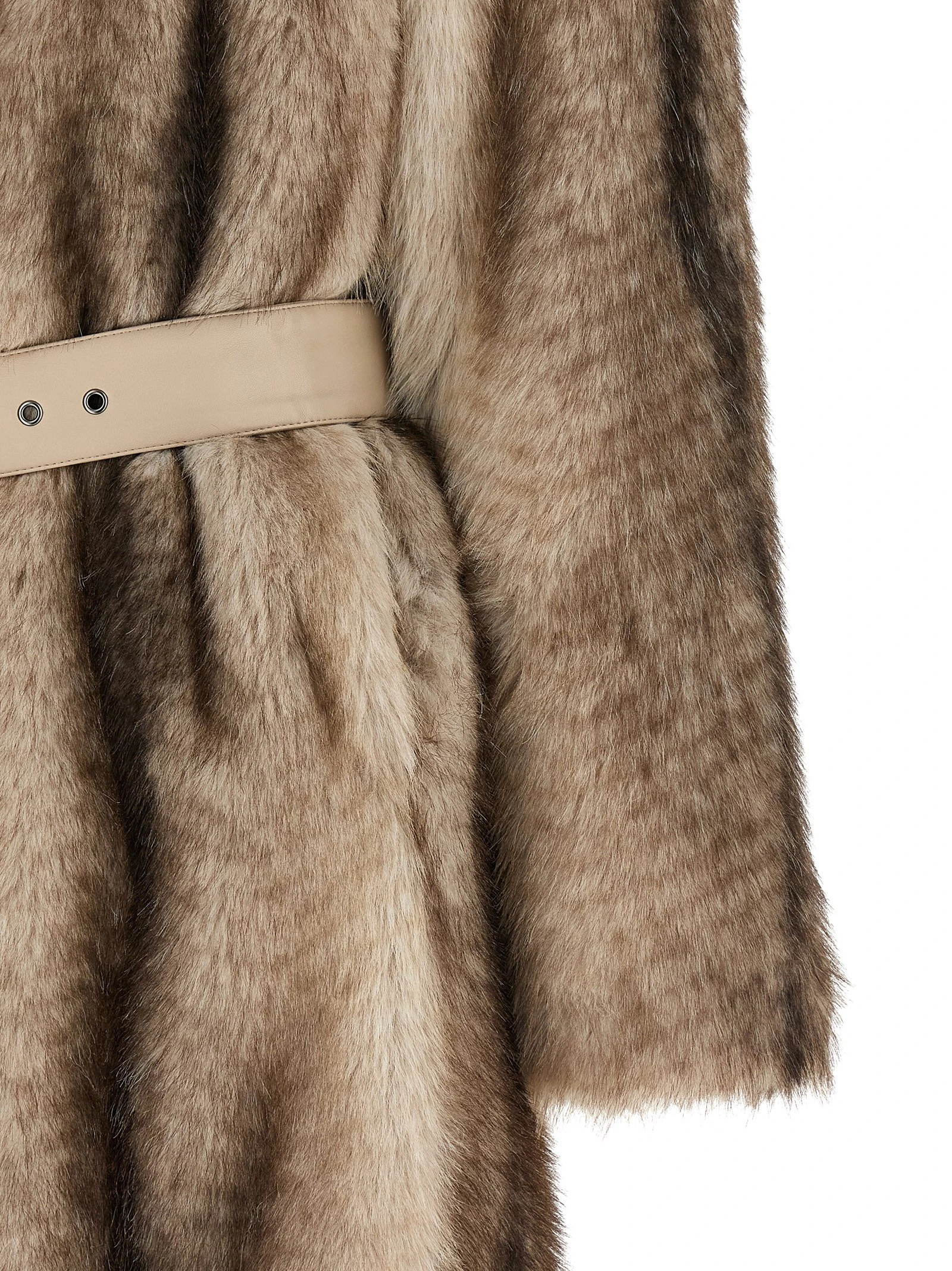 Eco-fur coat