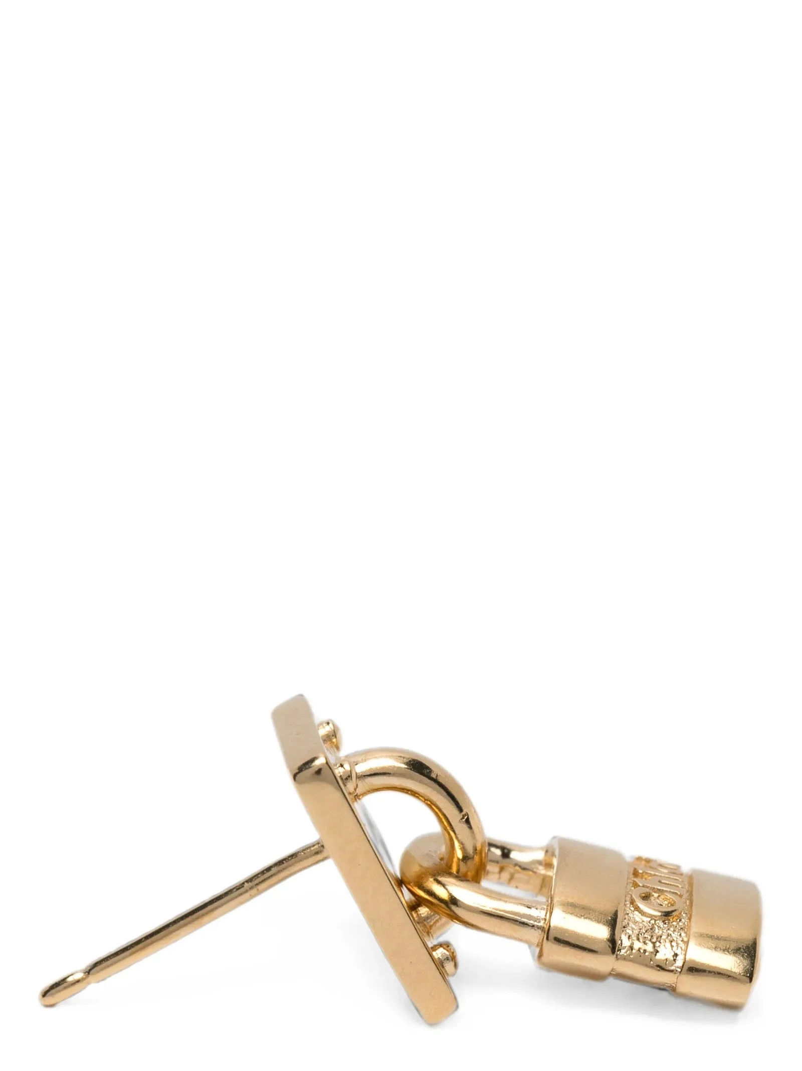 'Paddington' mini padlock earrings