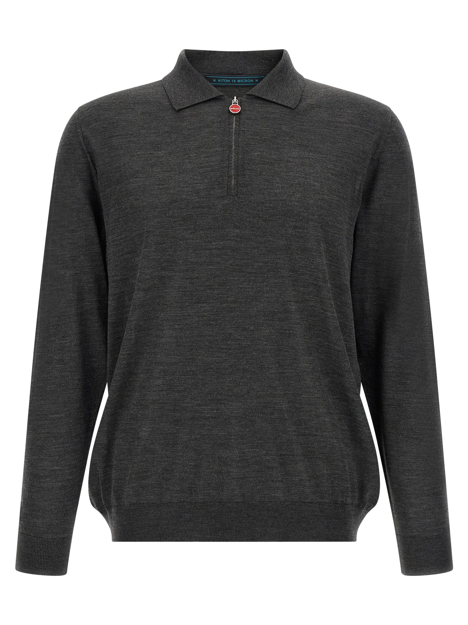 Wool polo shirt 14 microns
