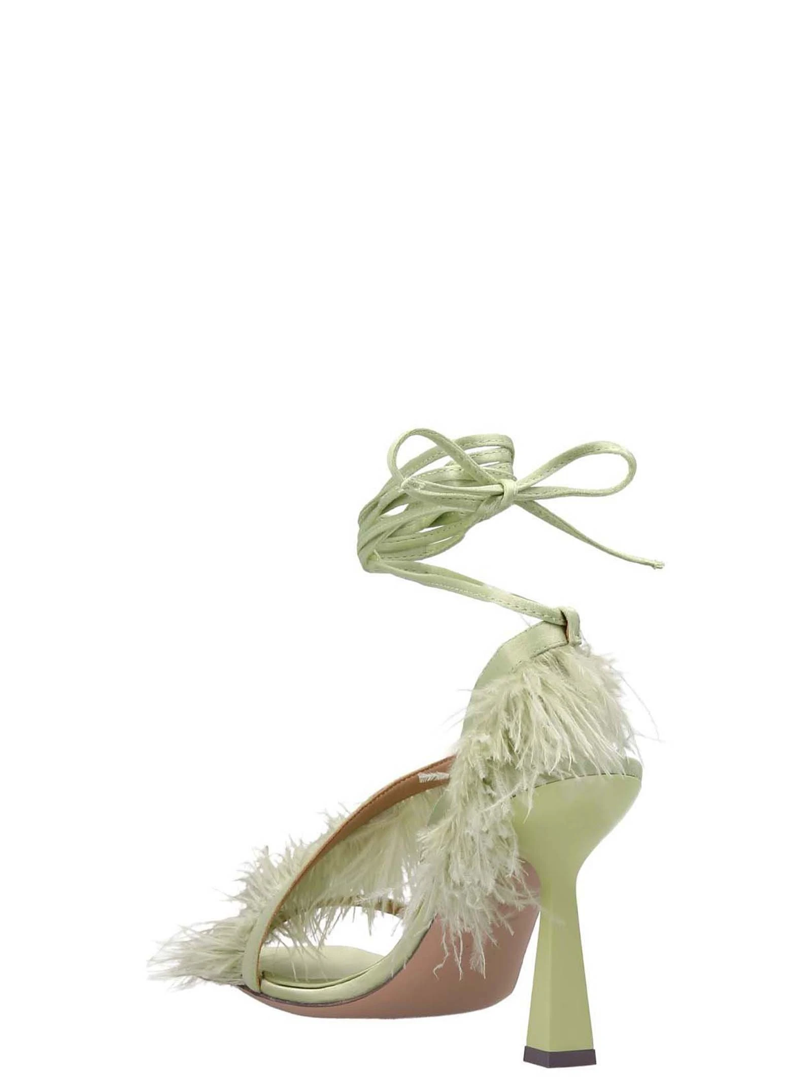 'Feather Wrap’ sandals