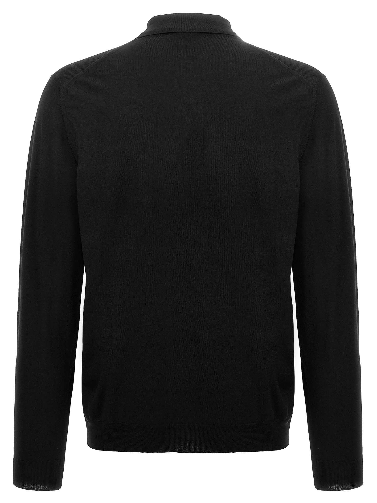 Wool polo shirt