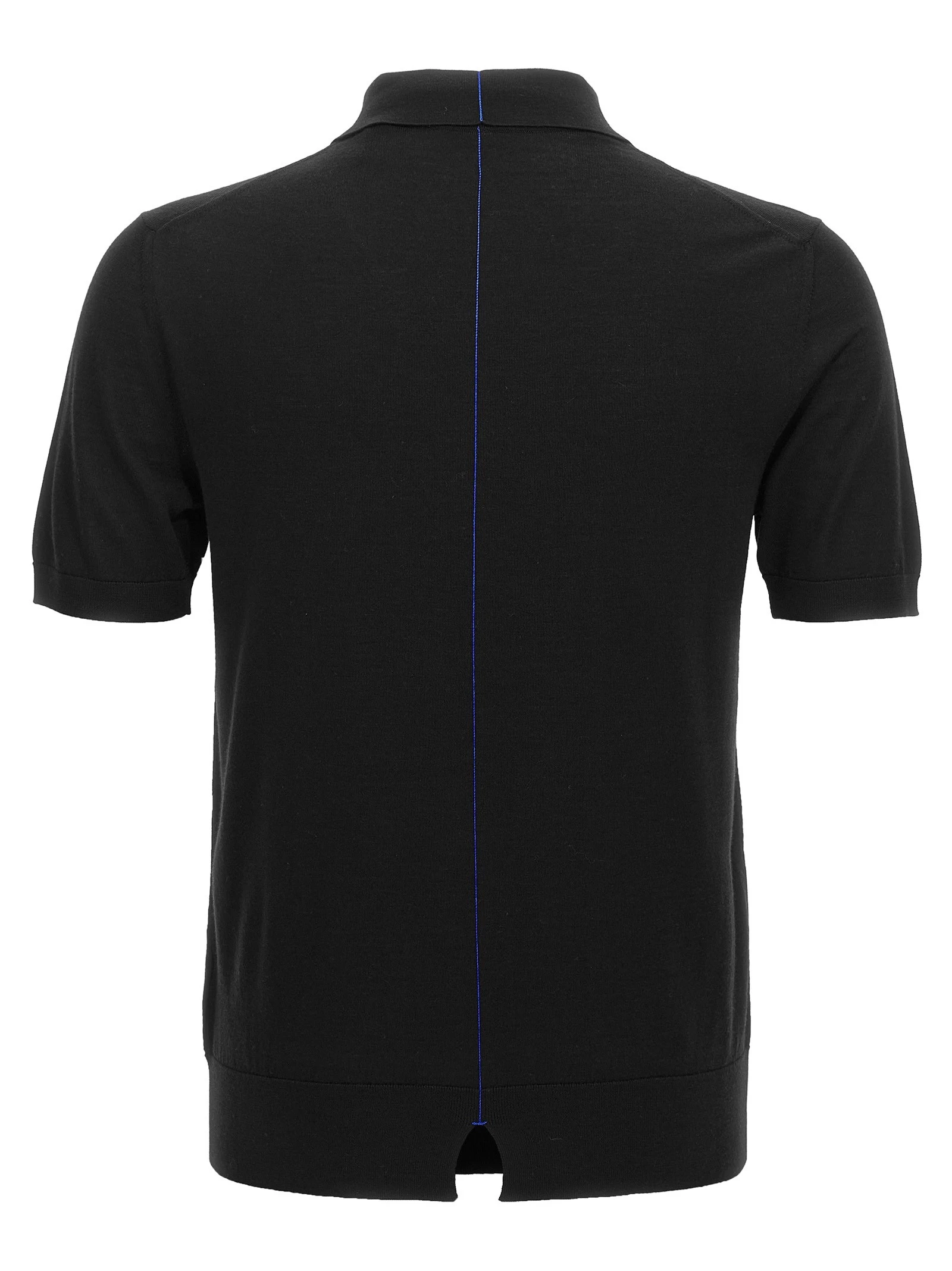 Wool polo shirt