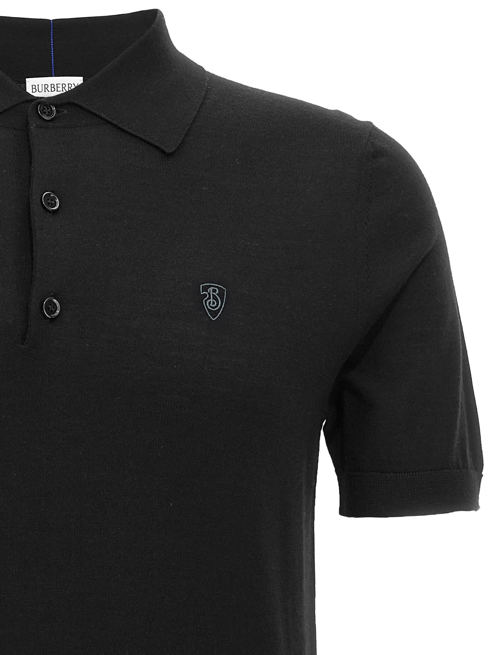 Wool polo shirt