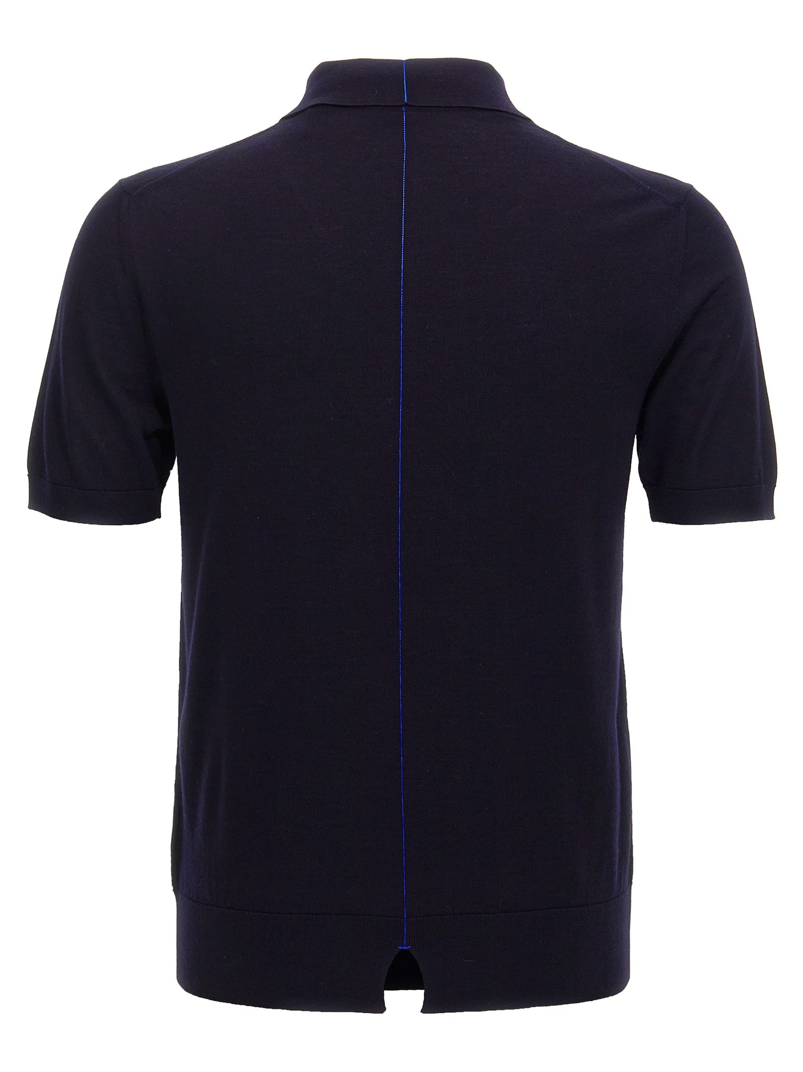 Wool polo shirt