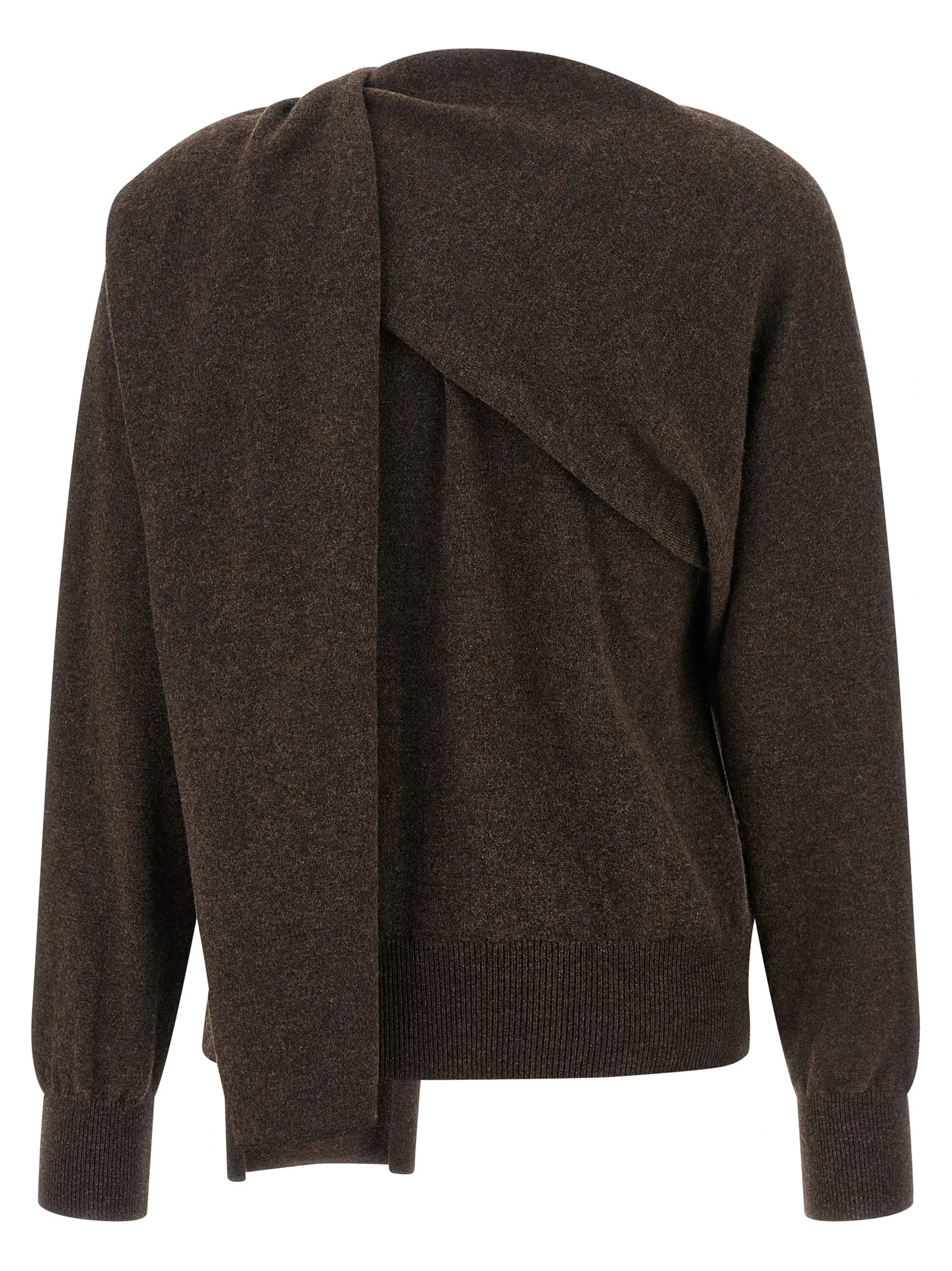Scarf cardigan