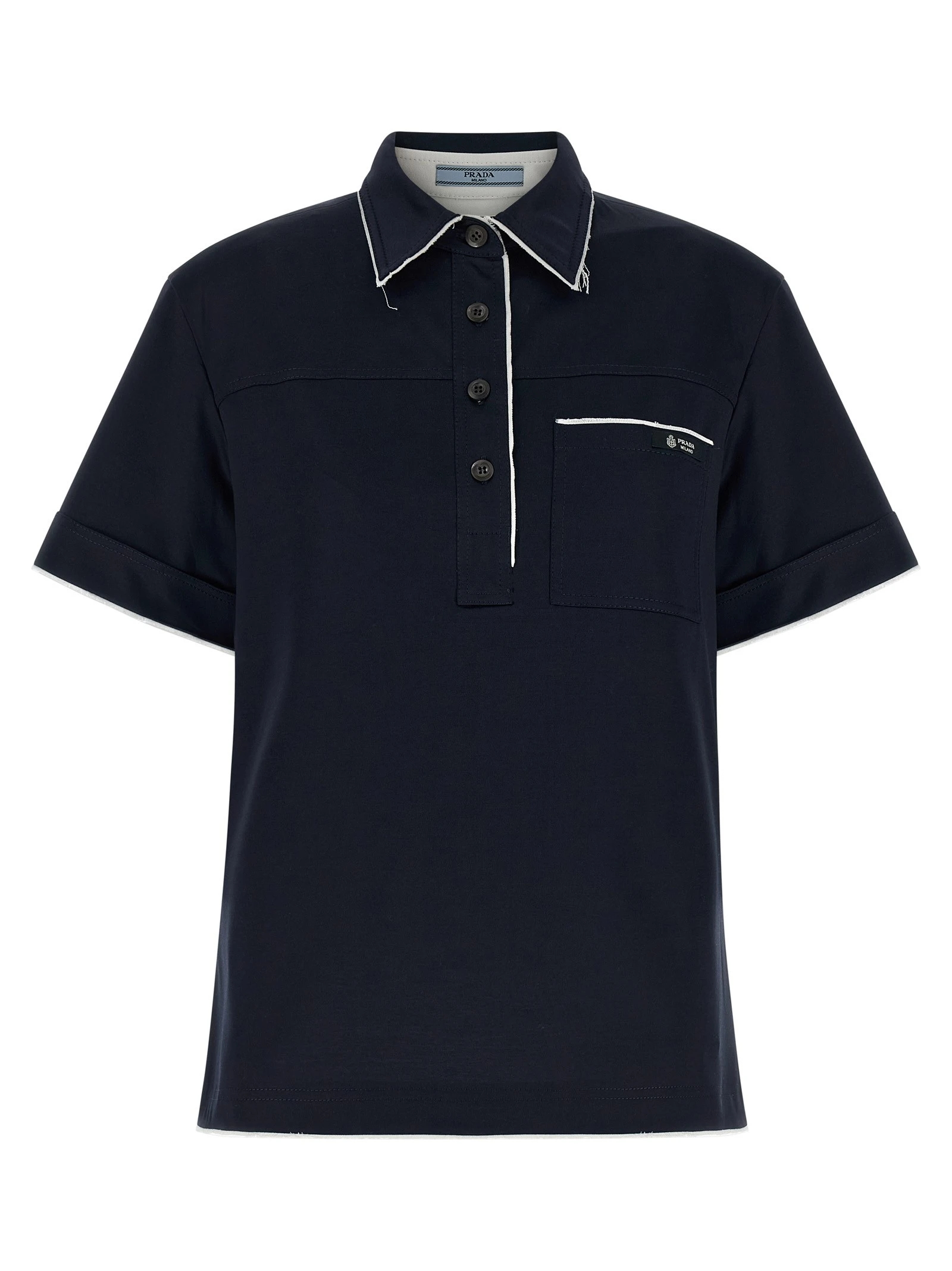 Double-layer polo shirt