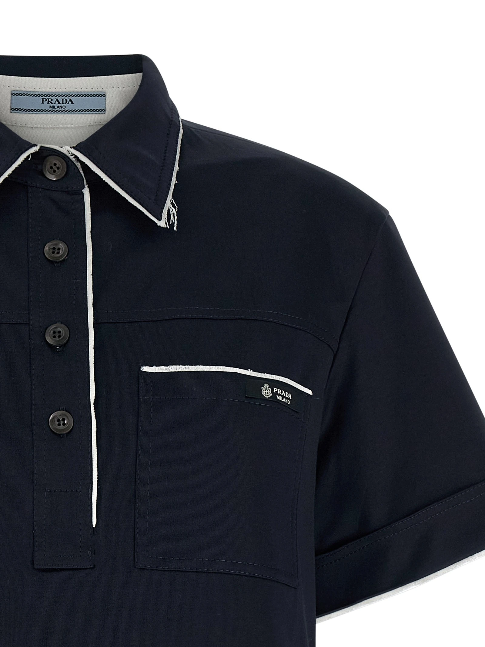 Double-layer polo shirt