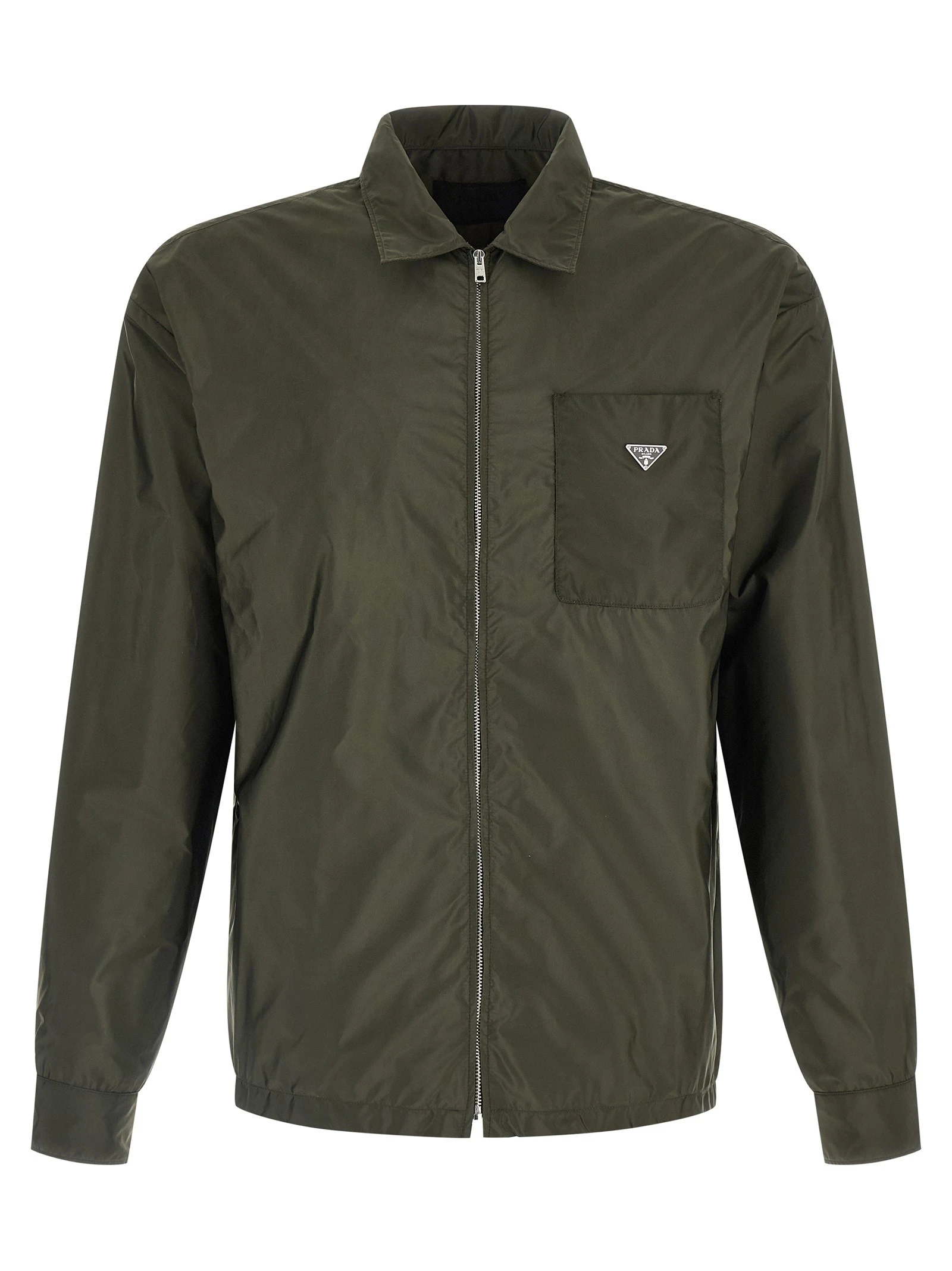Re-nylon feather shirt