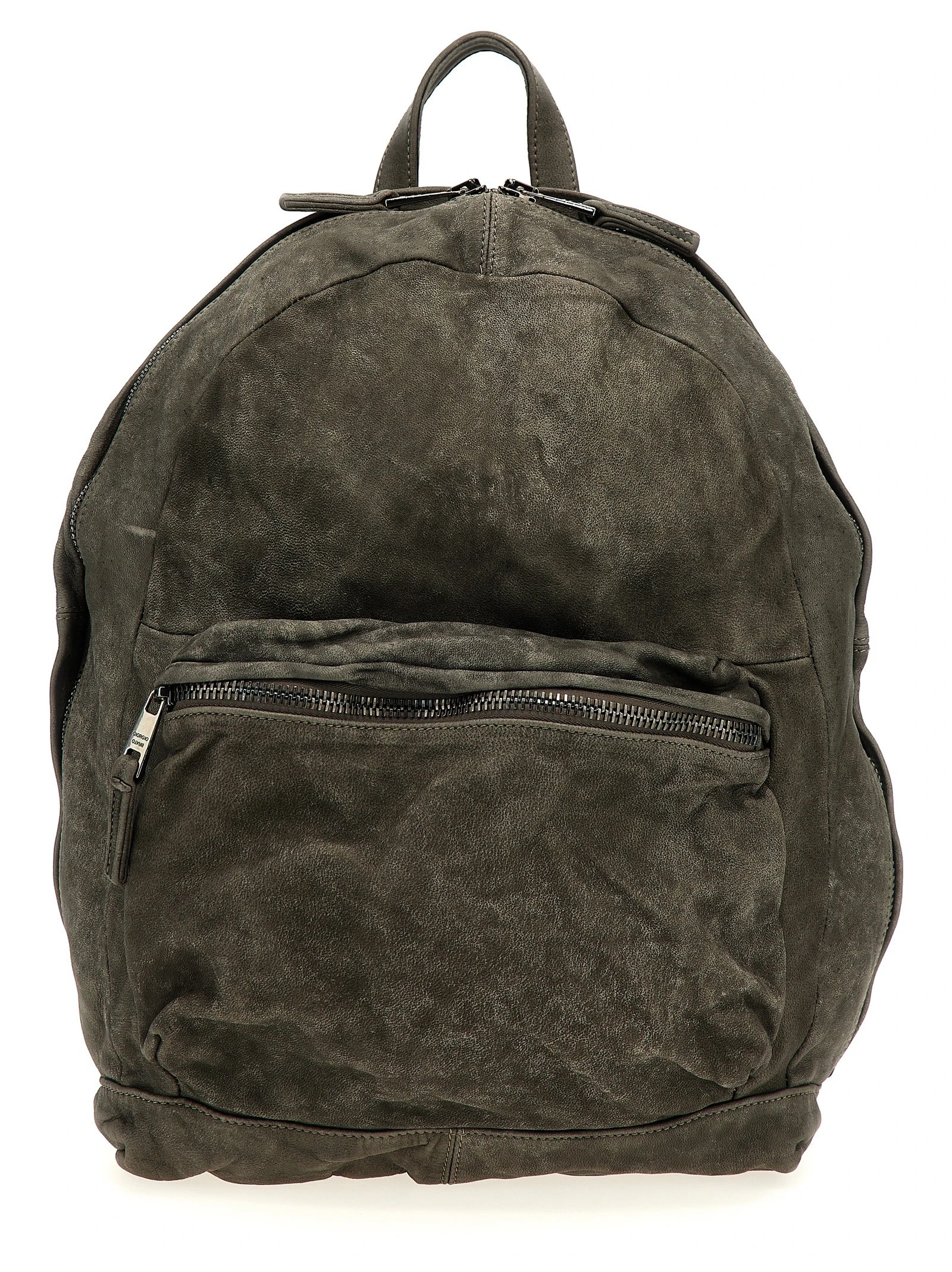 Leather backpack