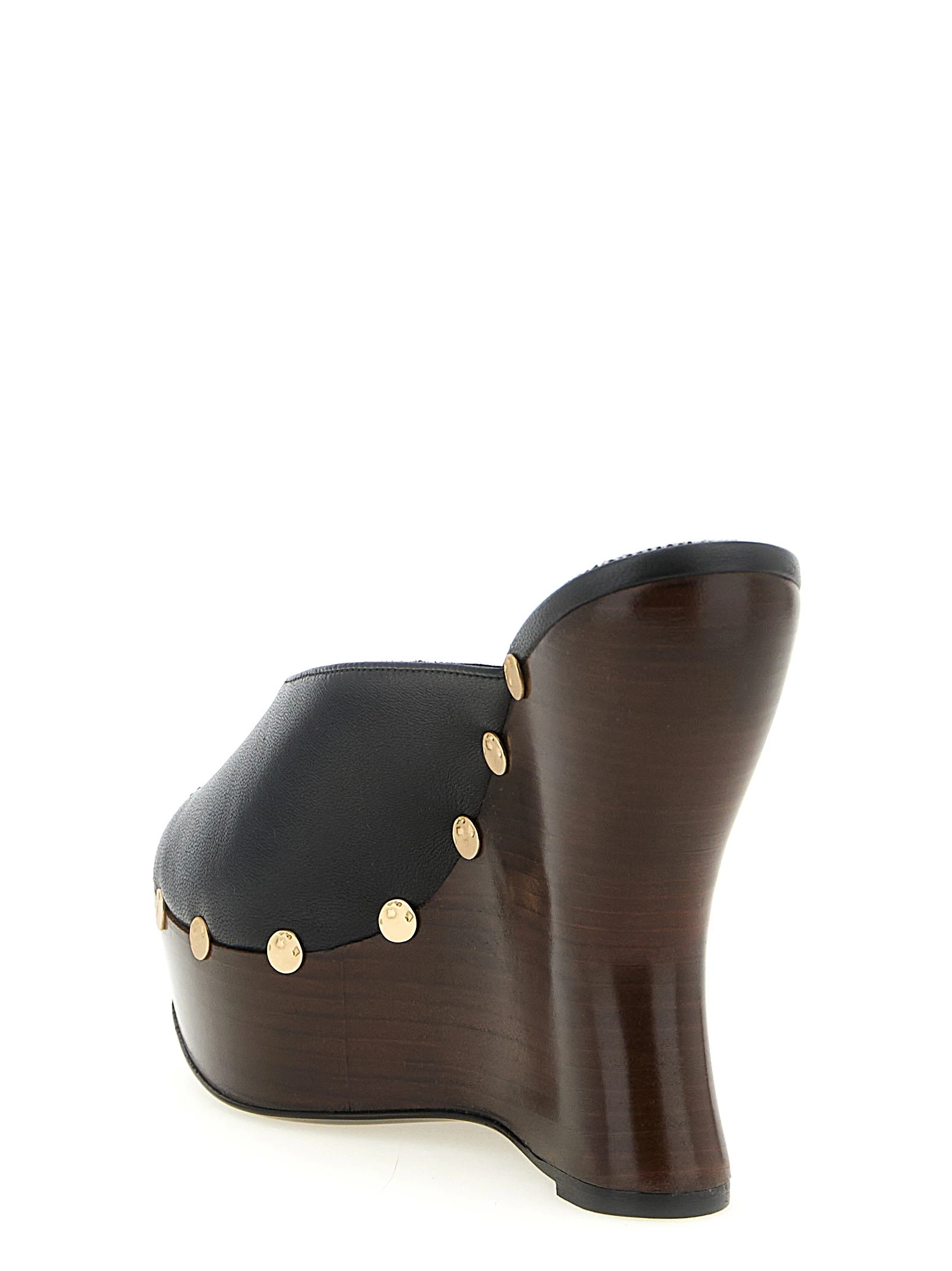 Leather mules