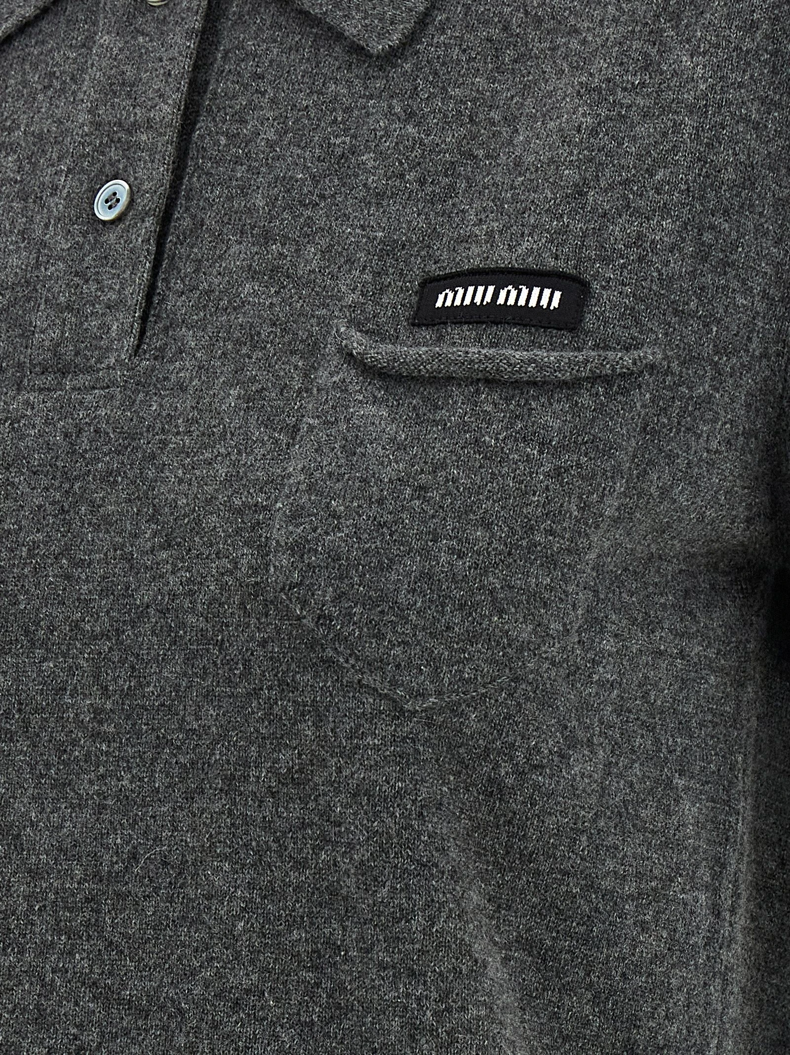 Cashmere polo shirt