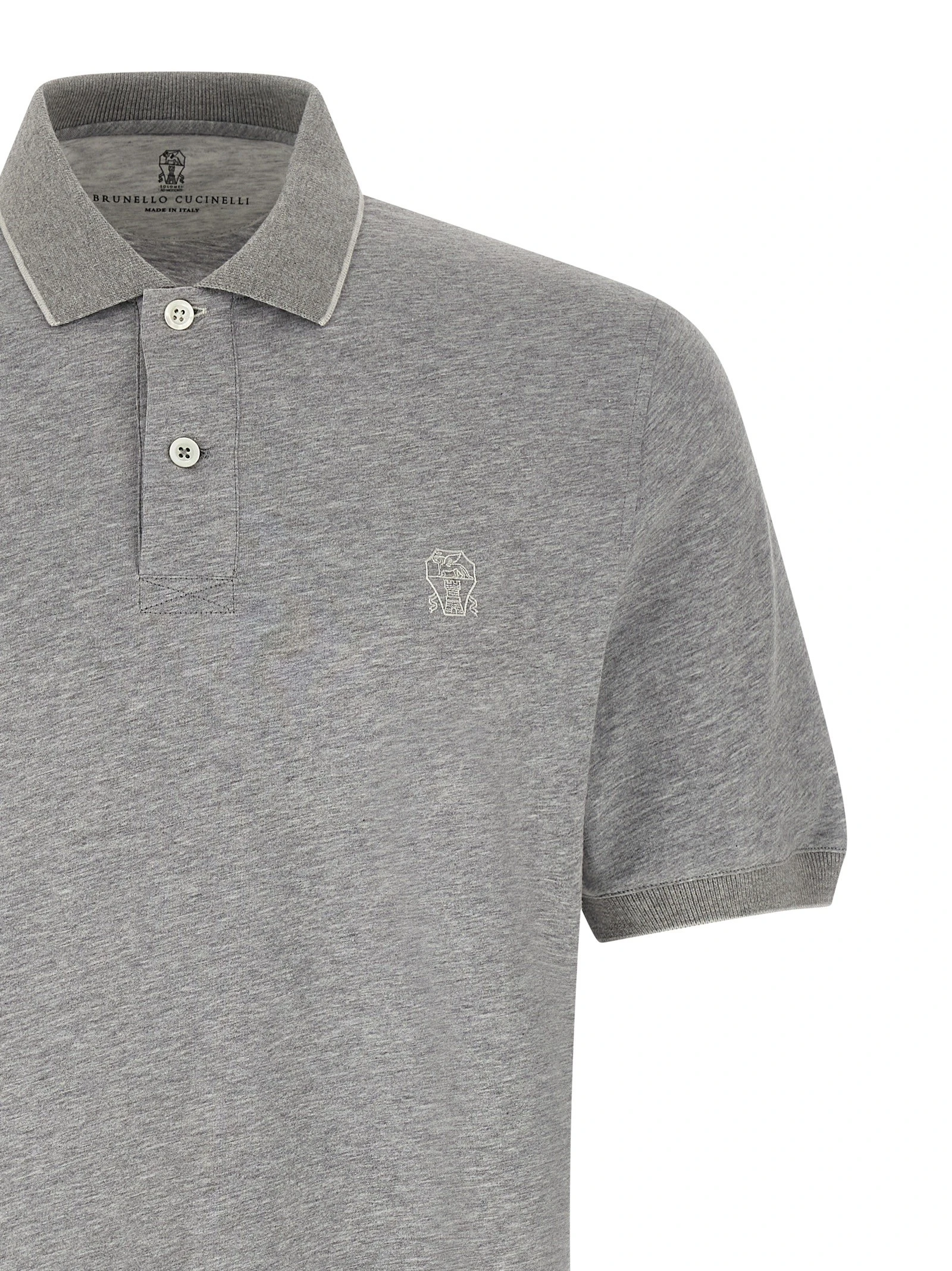Stretch jersey polo shirt