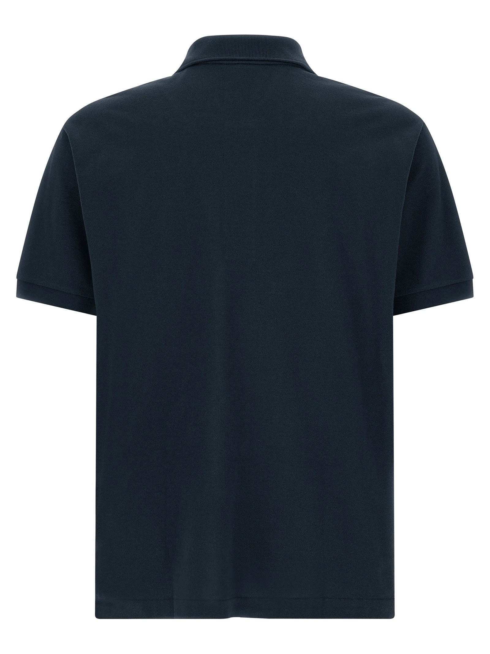 Logo patch polo shirt