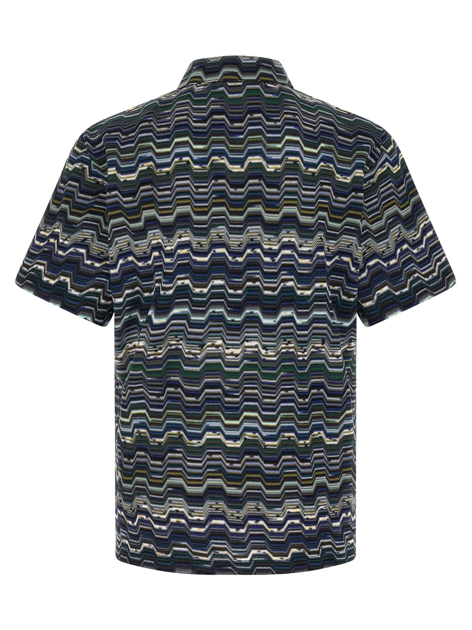 Zigzag polo shirt