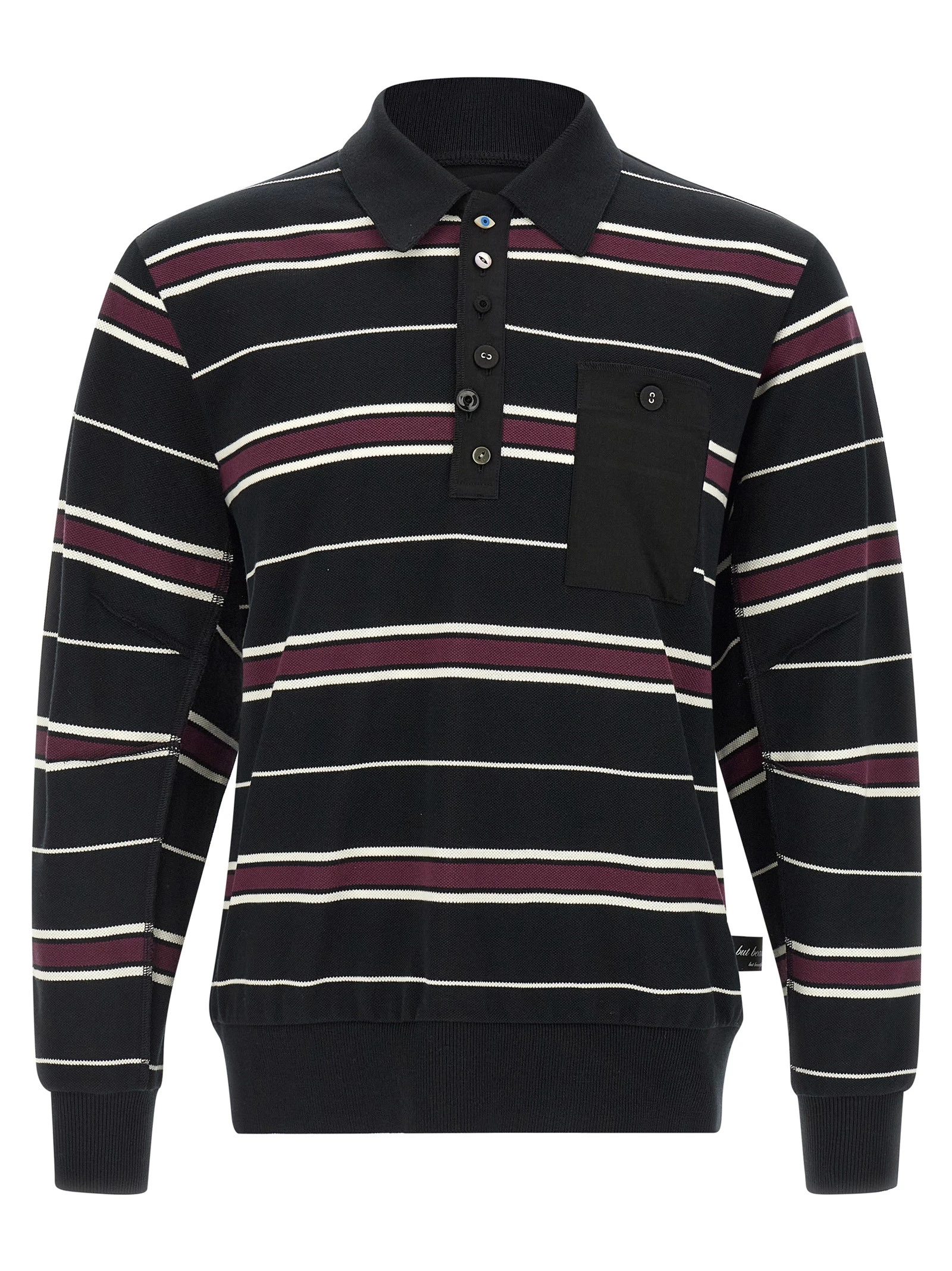 Long sleeve polo shirt