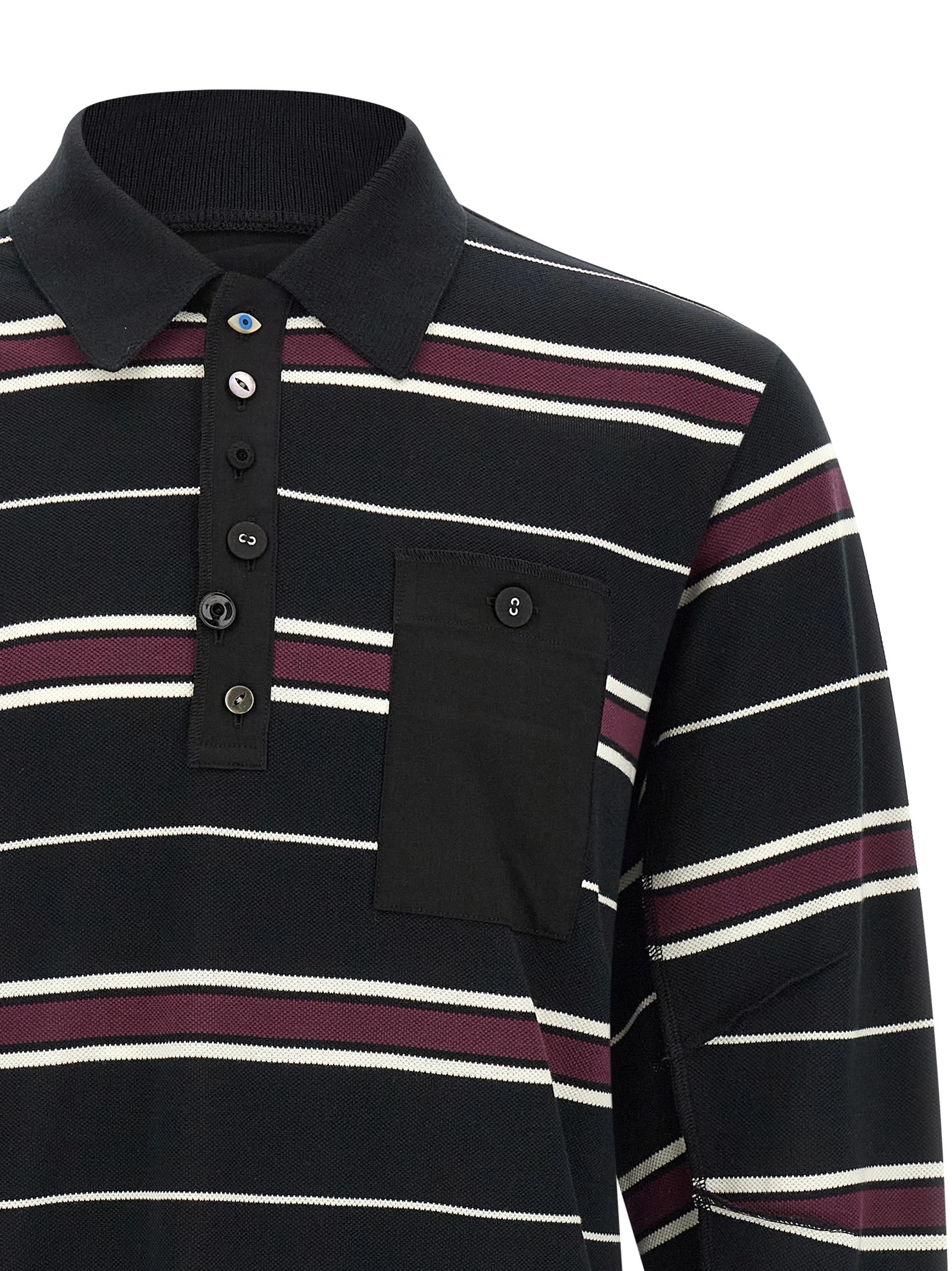 Long sleeve polo shirt