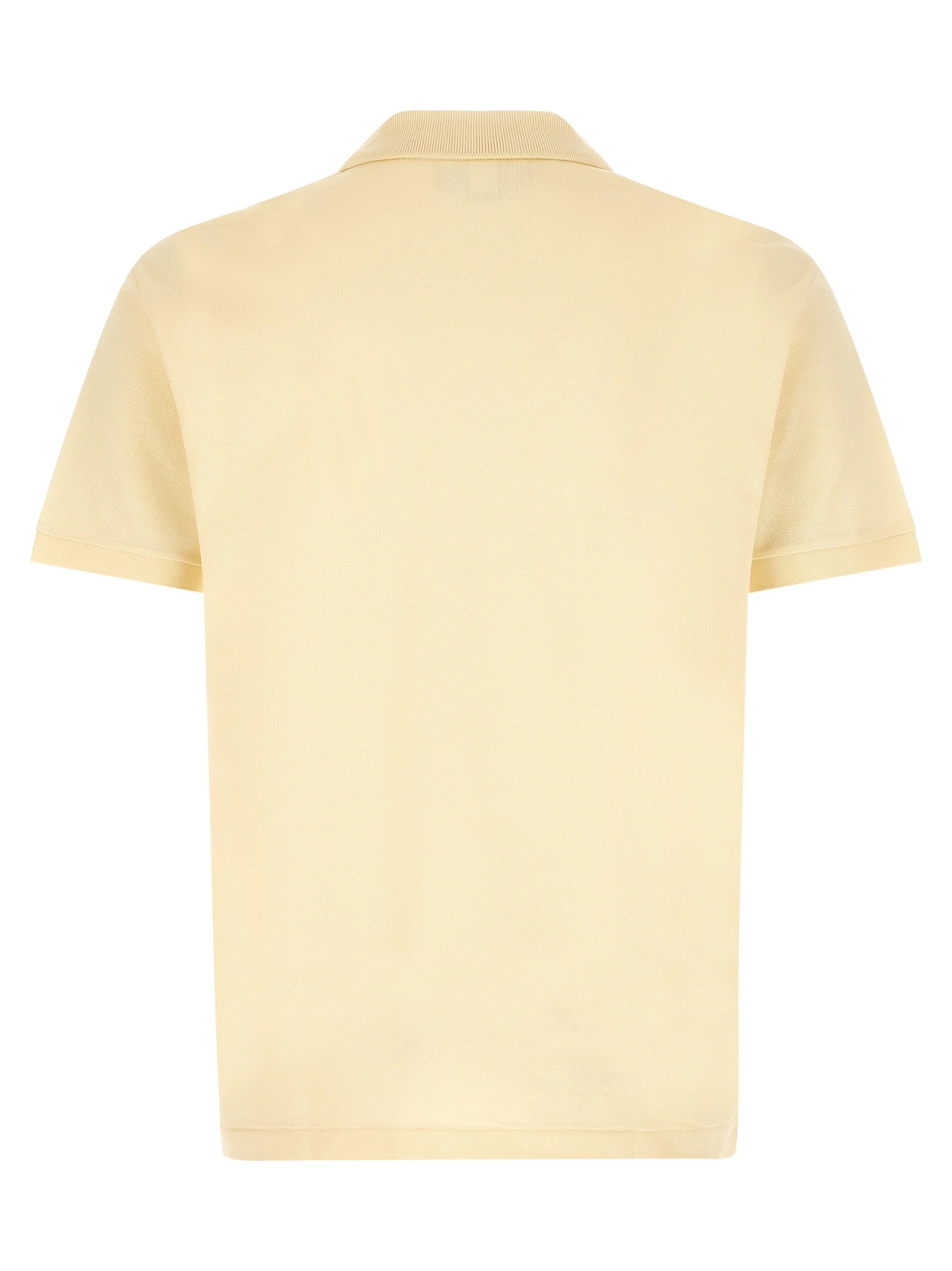 Logo patch polo shirt