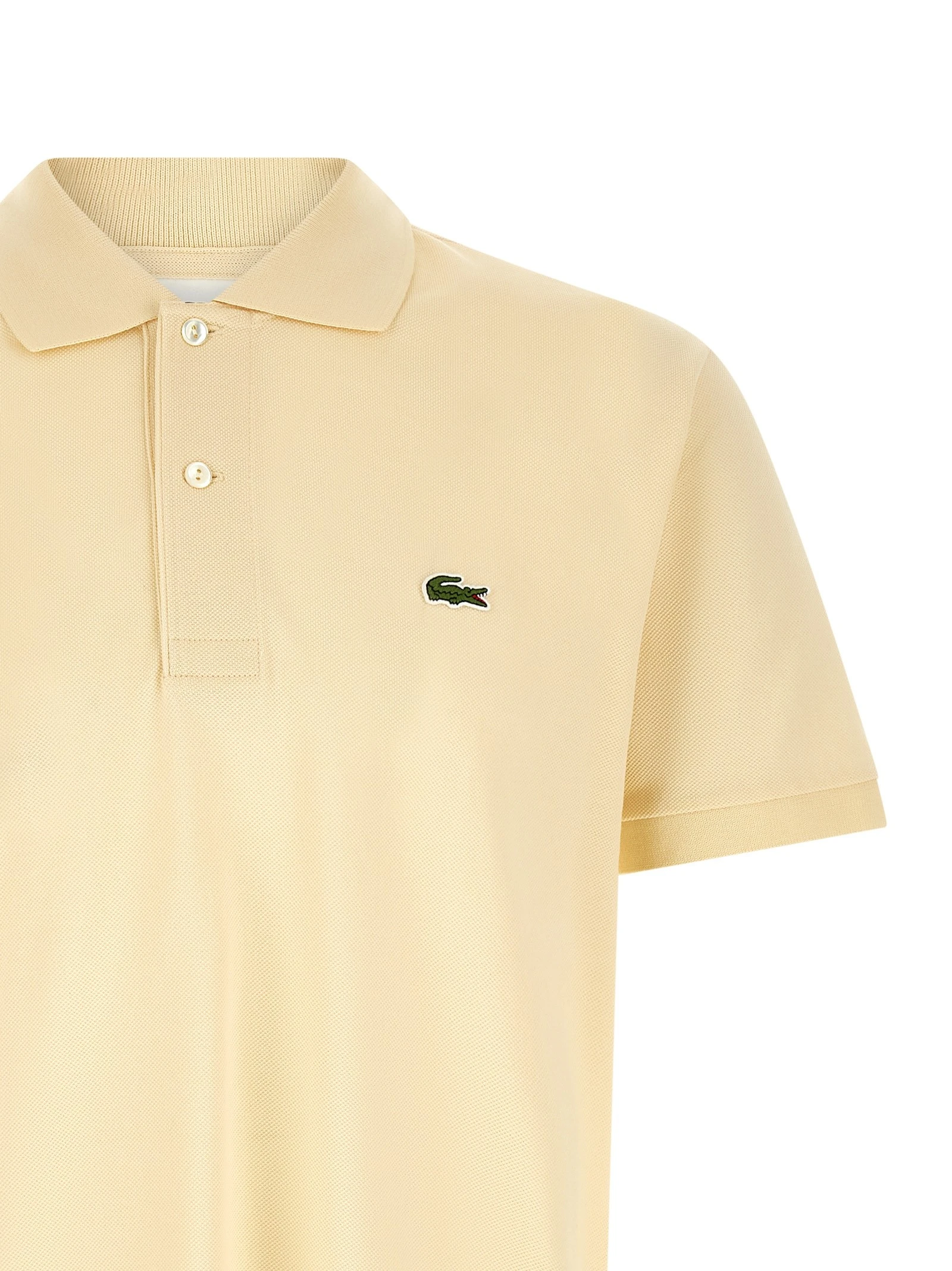 Logo patch polo shirt