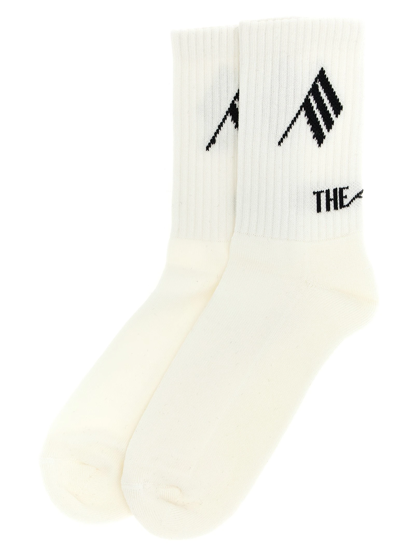 Logo intarsia socks