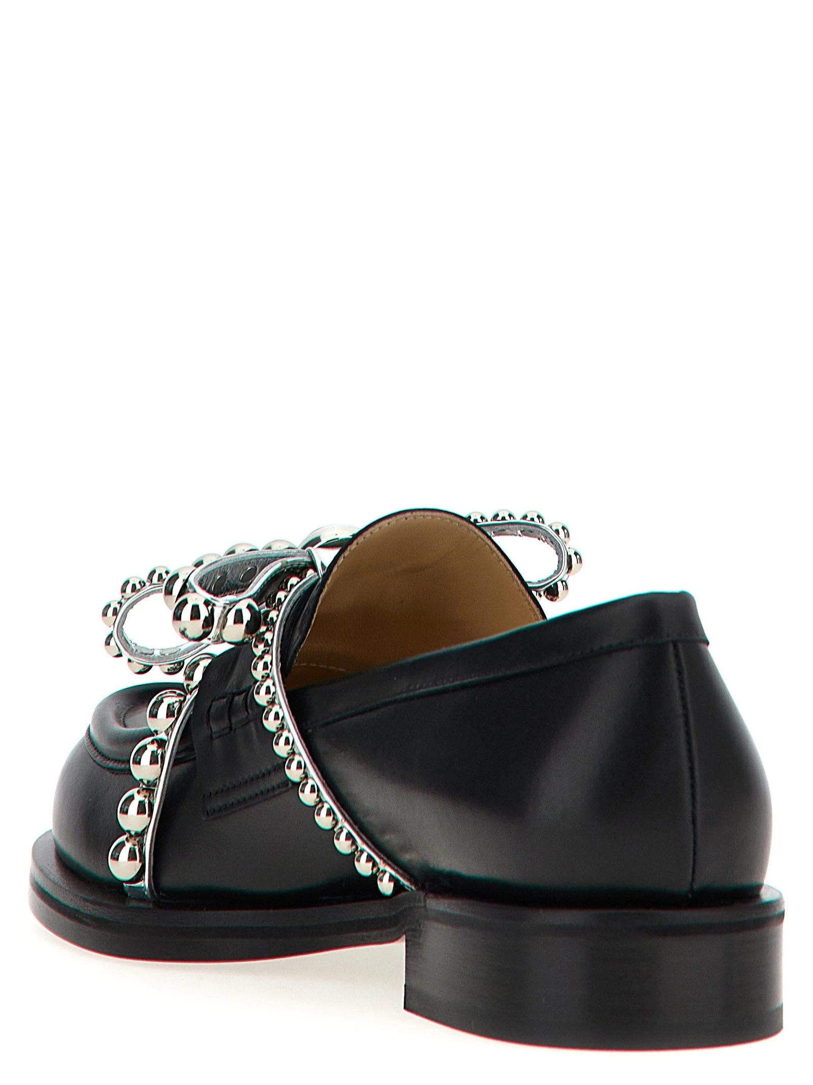 'Crystal Studs' loafers