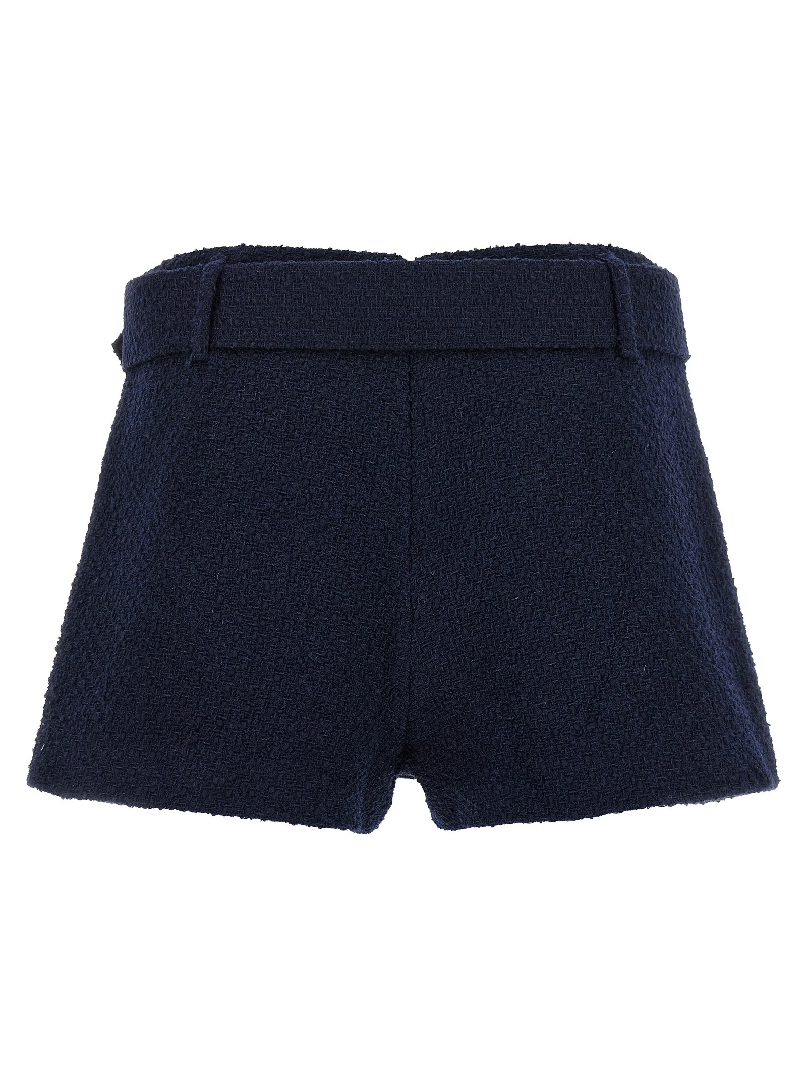 Bouclé wool skort