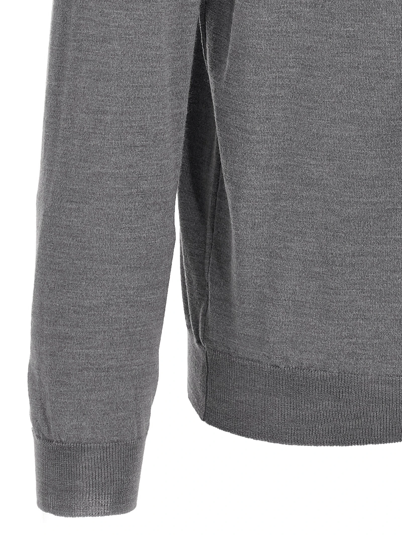 Virgin wool polo shirt