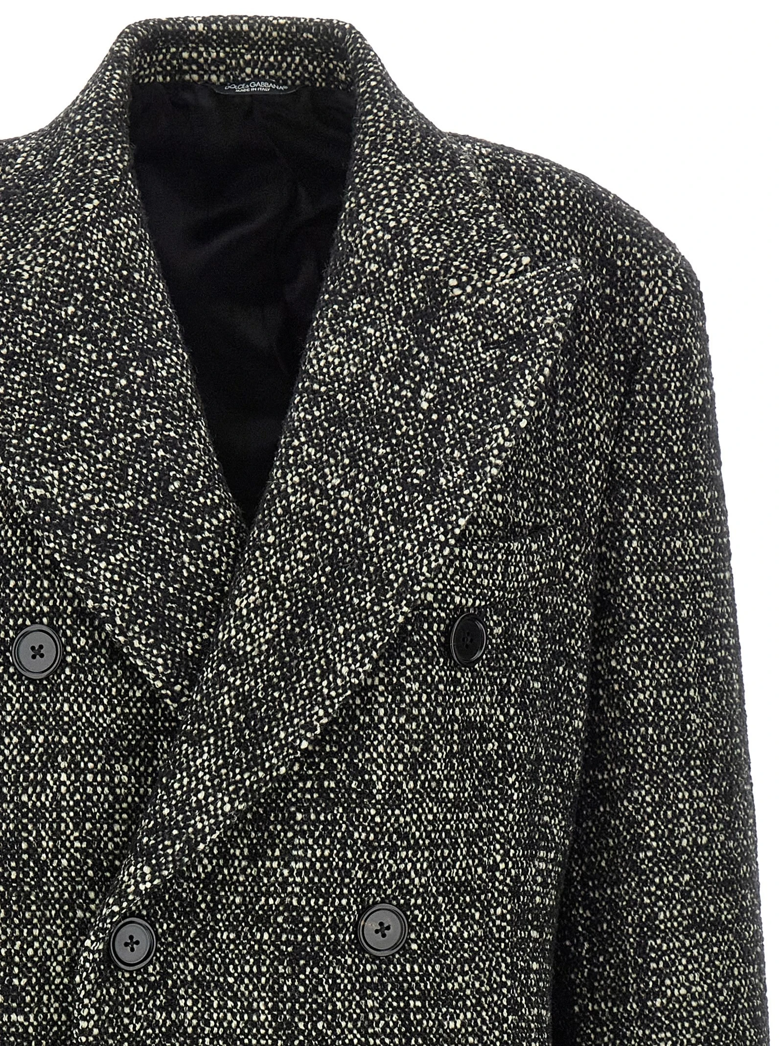 Bouclé wool coat