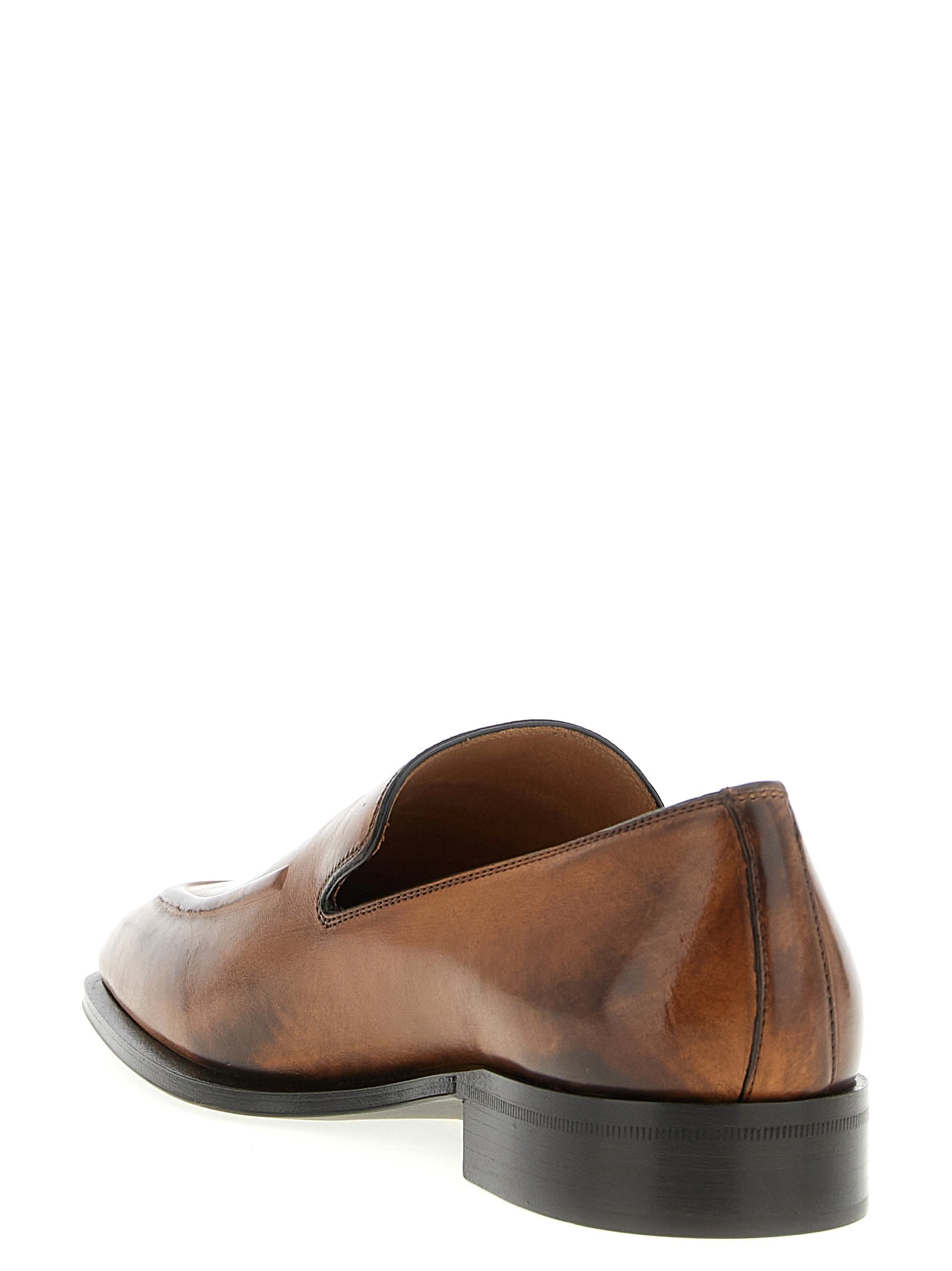 Leather loafers