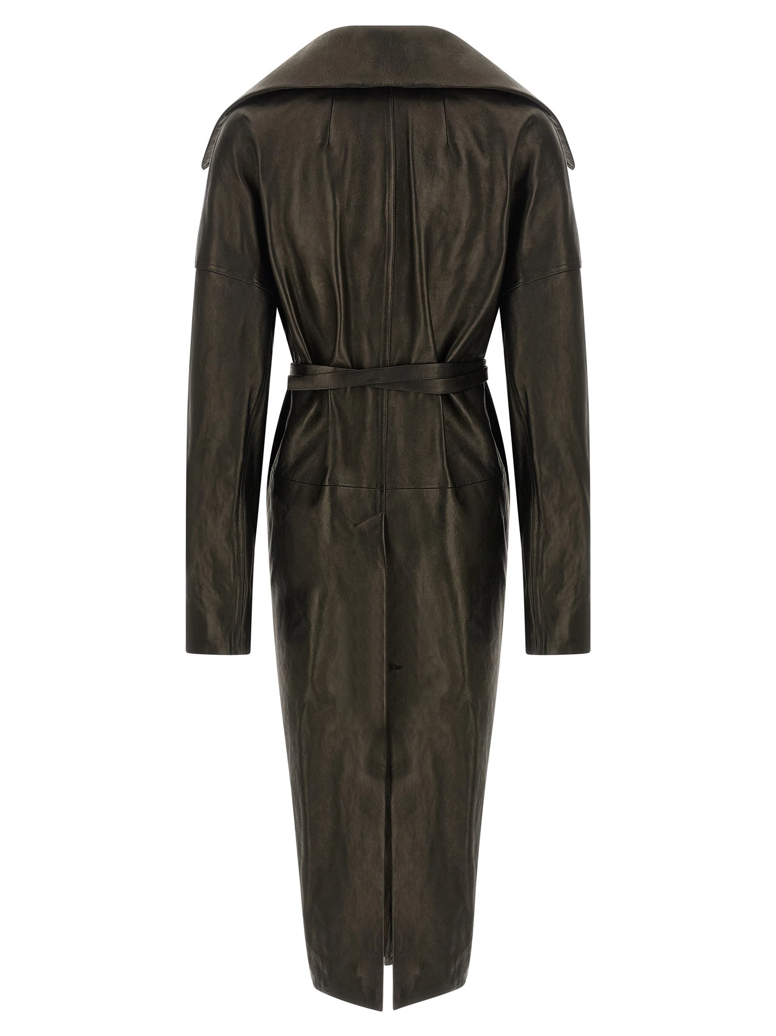 'Dracucollar Belted' coat