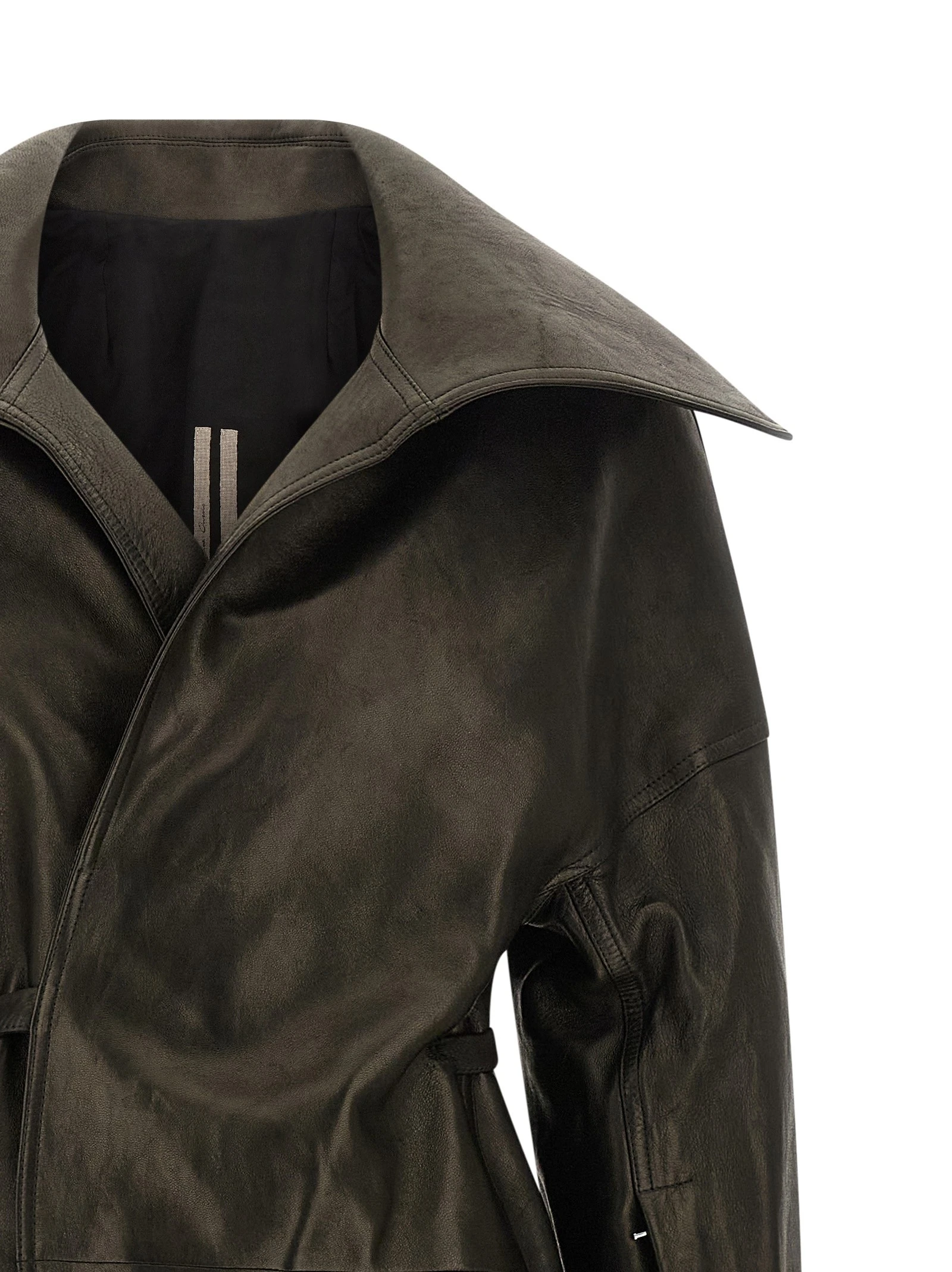 'Dracucollar Belted' coat