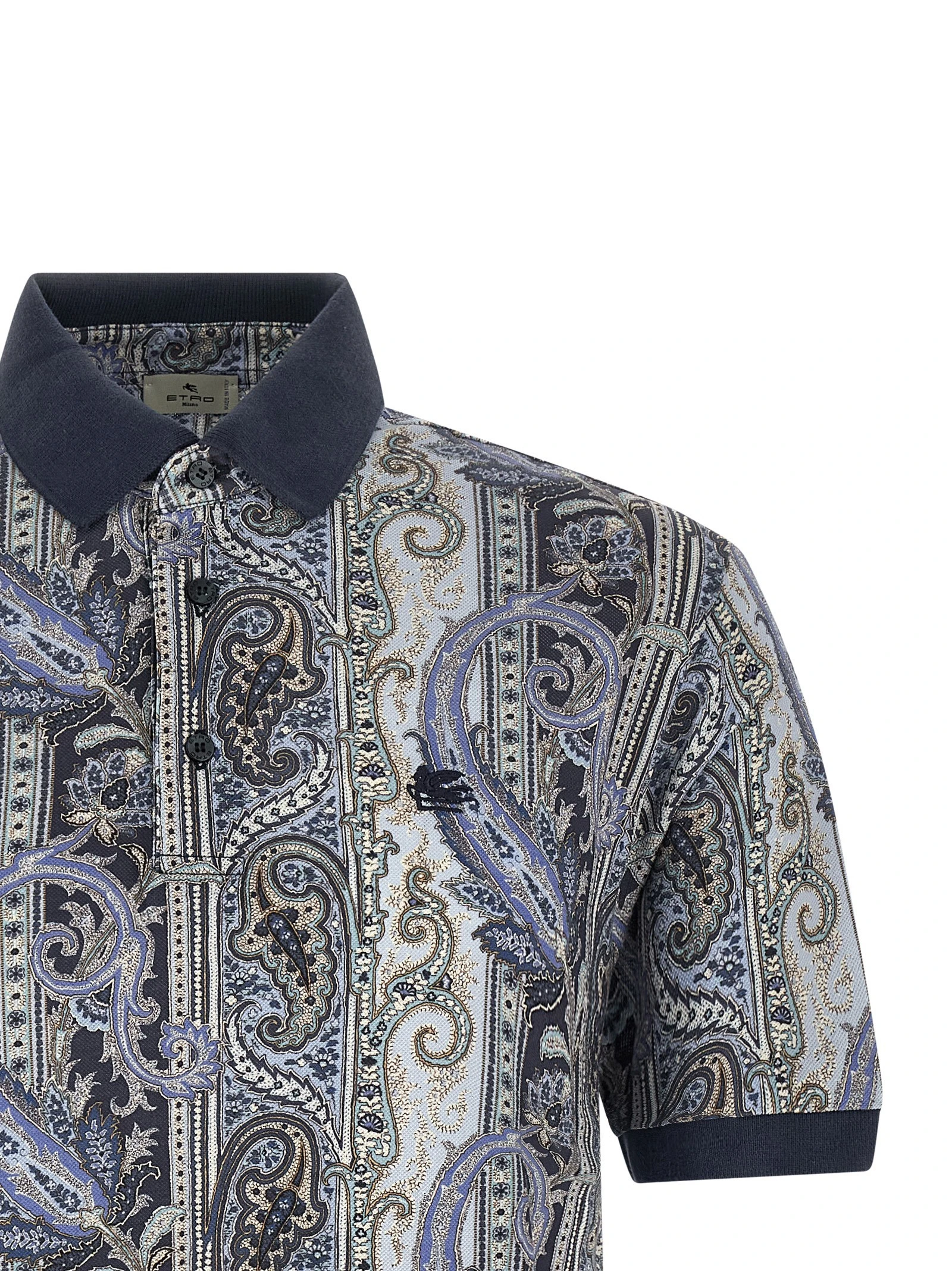 'Arnica Paisley' polo shirt