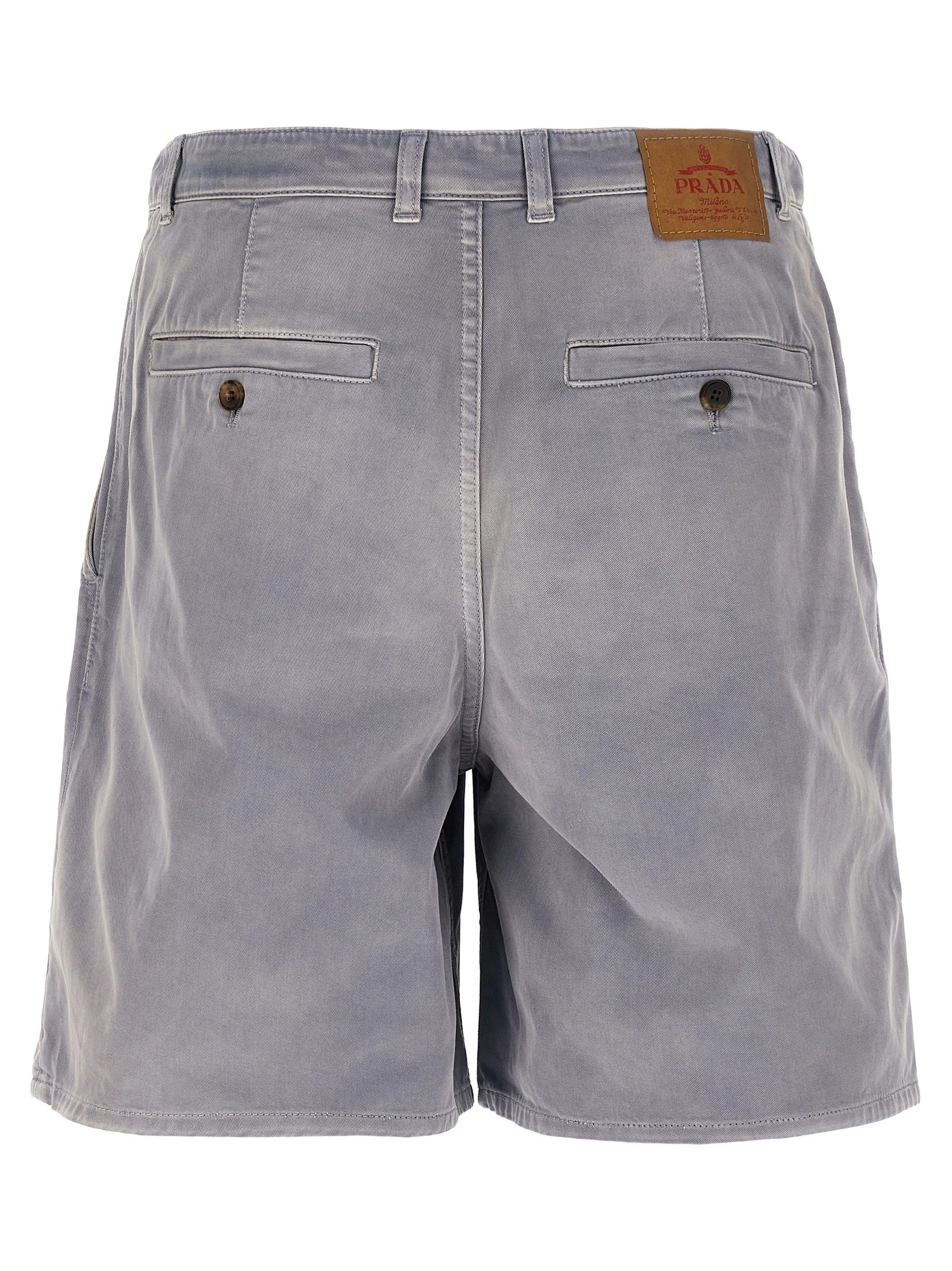 Gabardine bermuda shorts