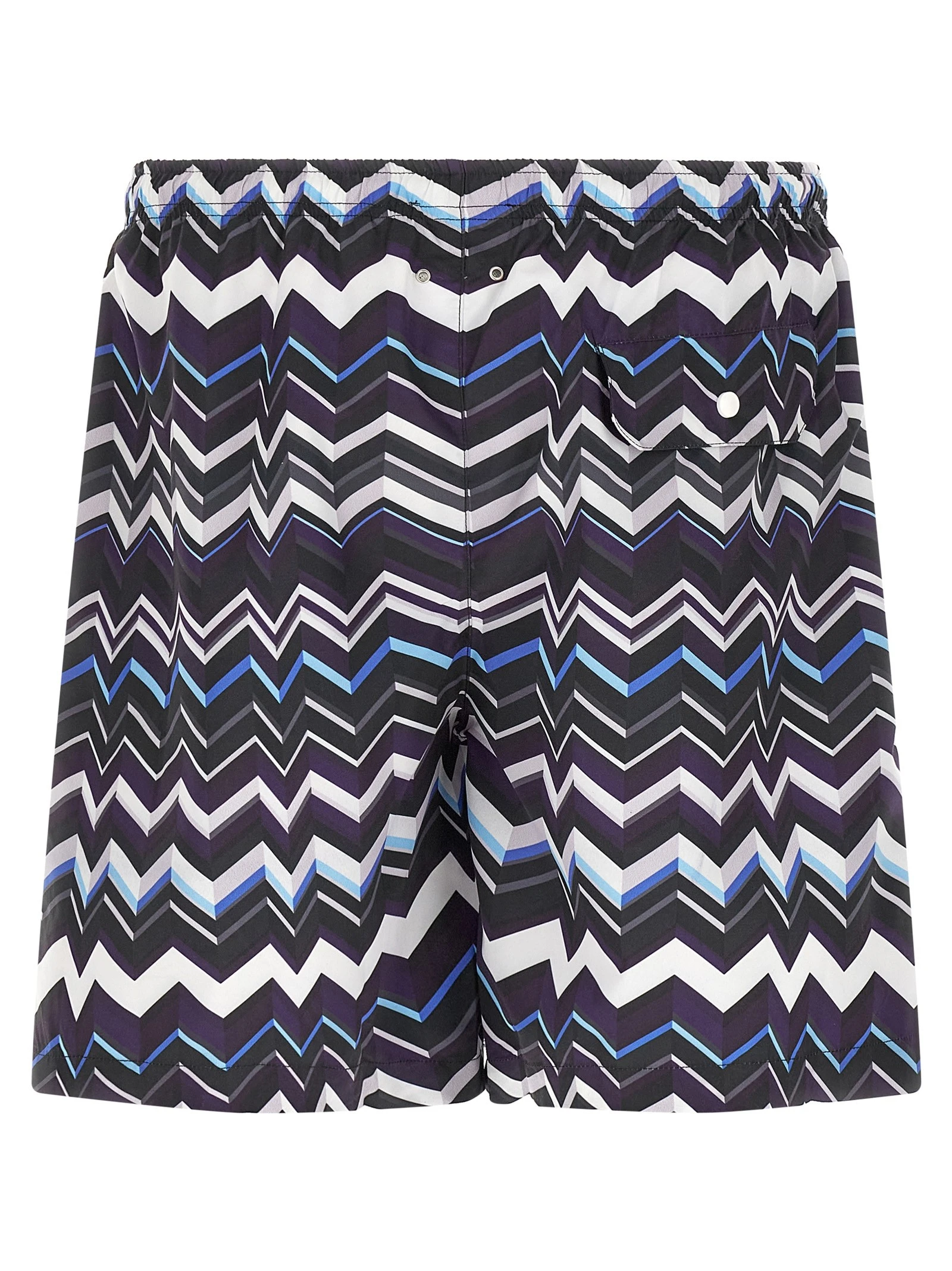 Irregular zig zag swimsuit