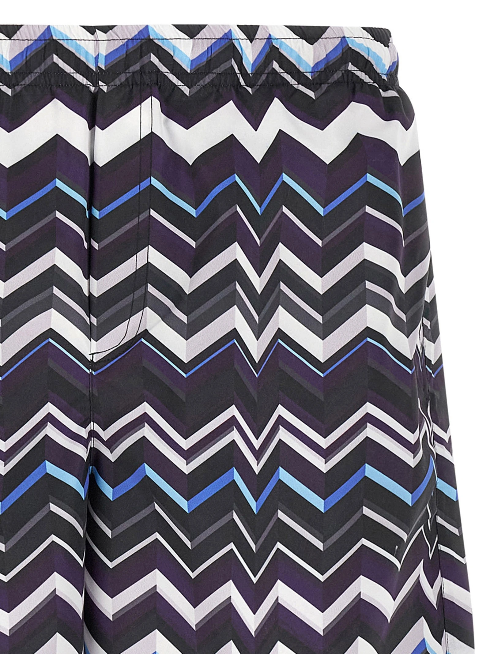 Irregular zig zag swimsuit