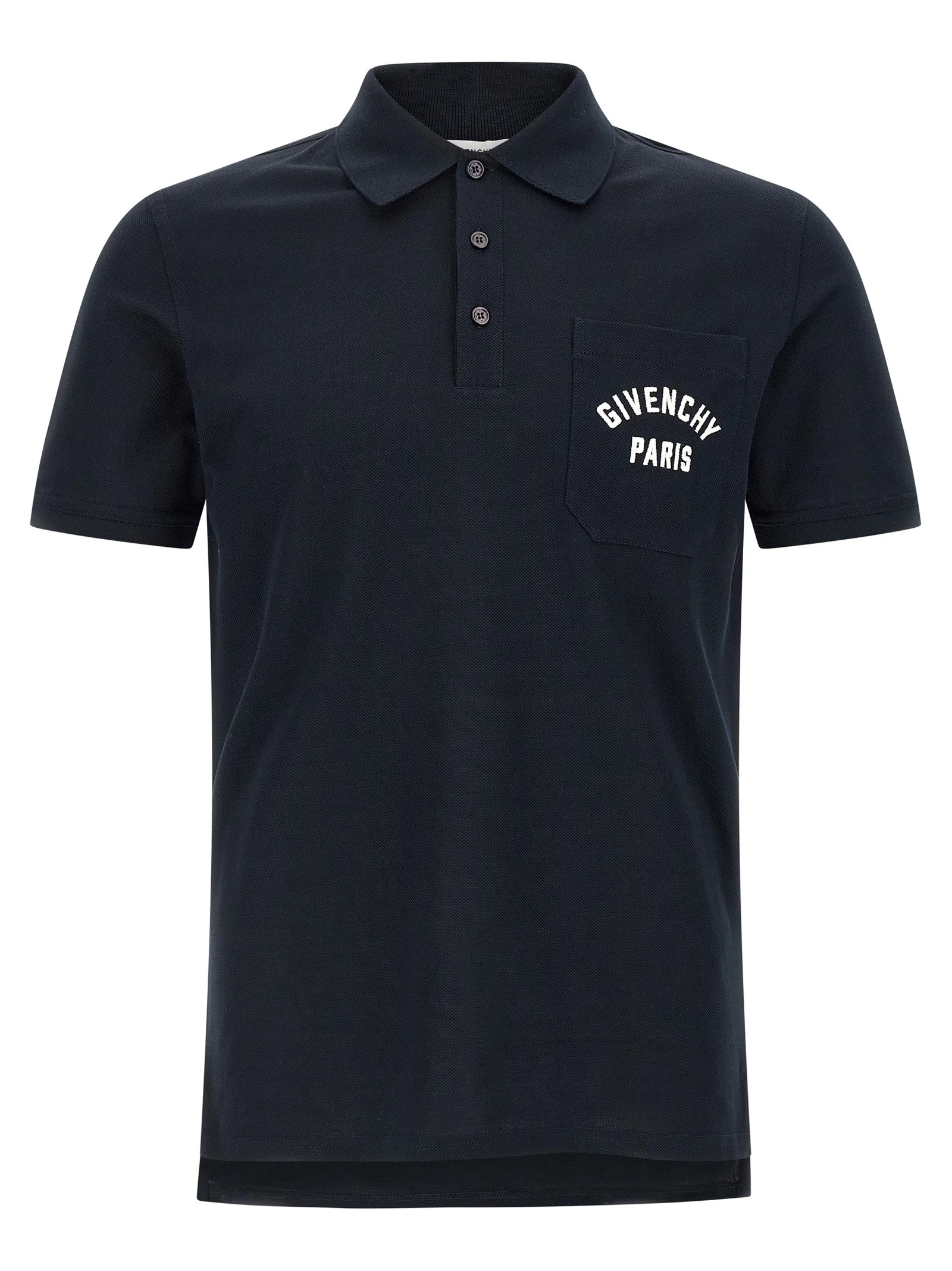 Pocket embroidery polo shirt