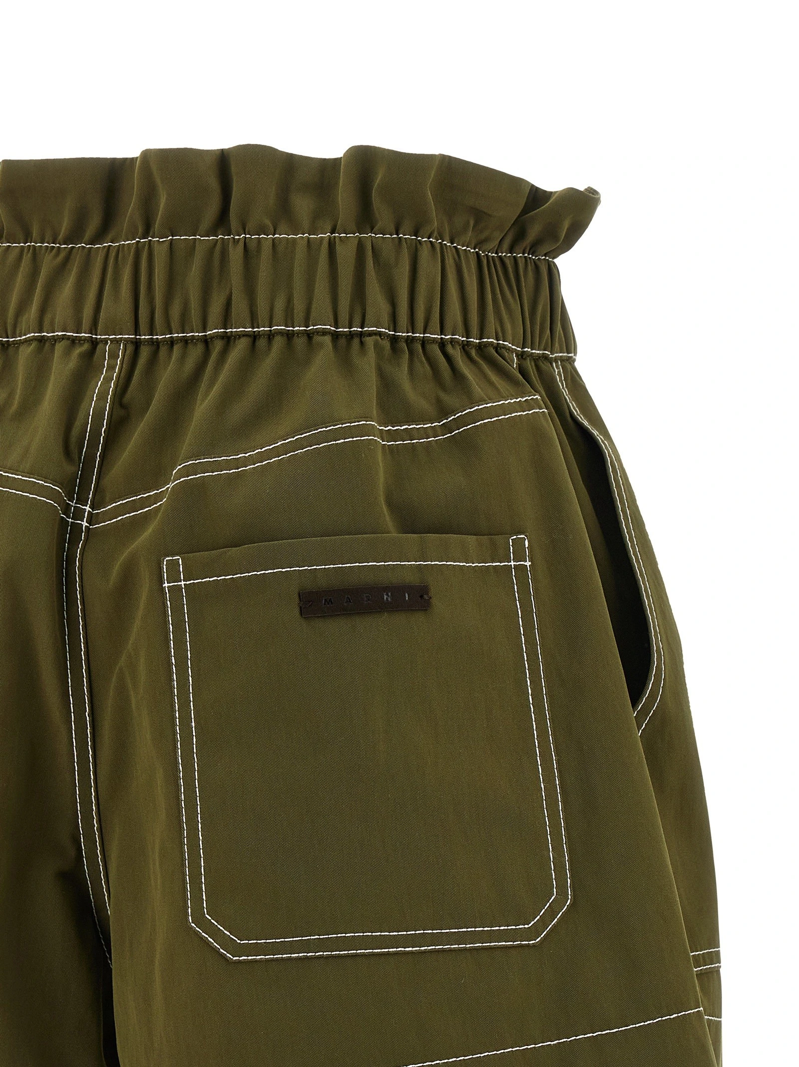 Gabardine shorts