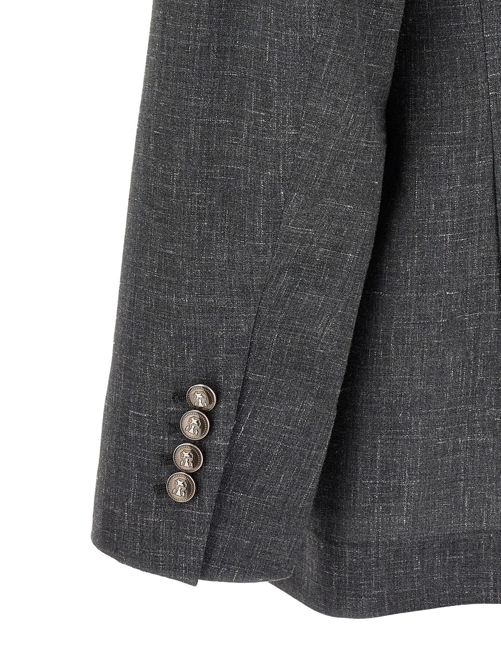 Blazer Flamed Canvas Blazer