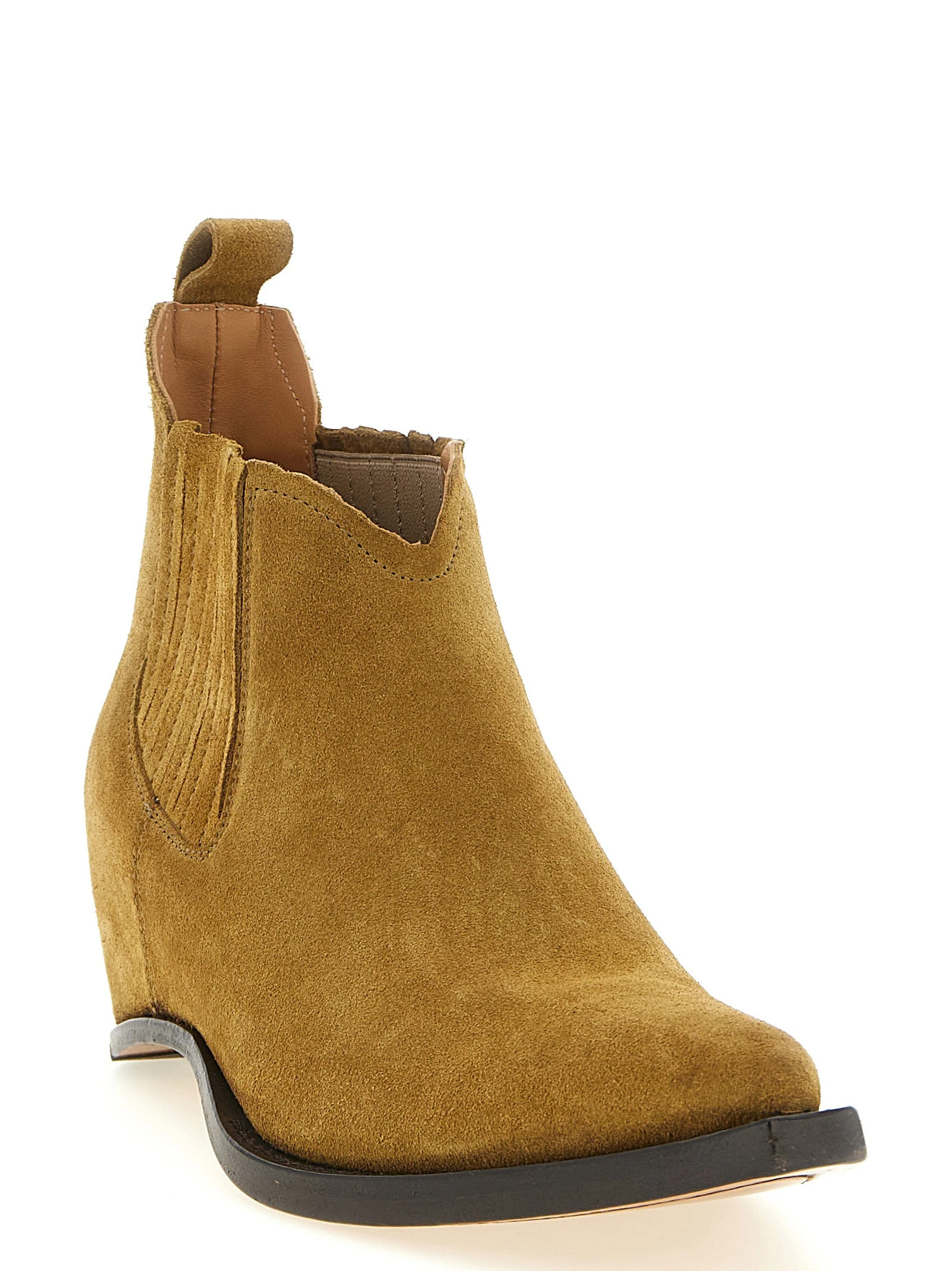 'Western Chelsea Heel-Less' ankle boots