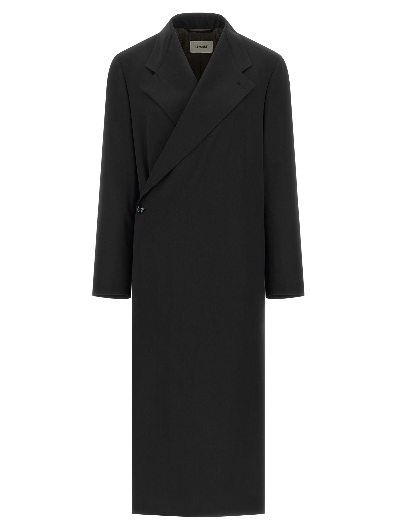Wool crêpe coat