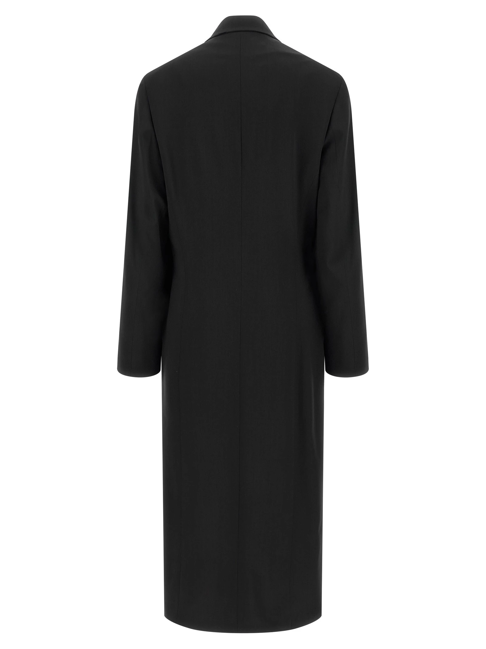 Wool crêpe coat