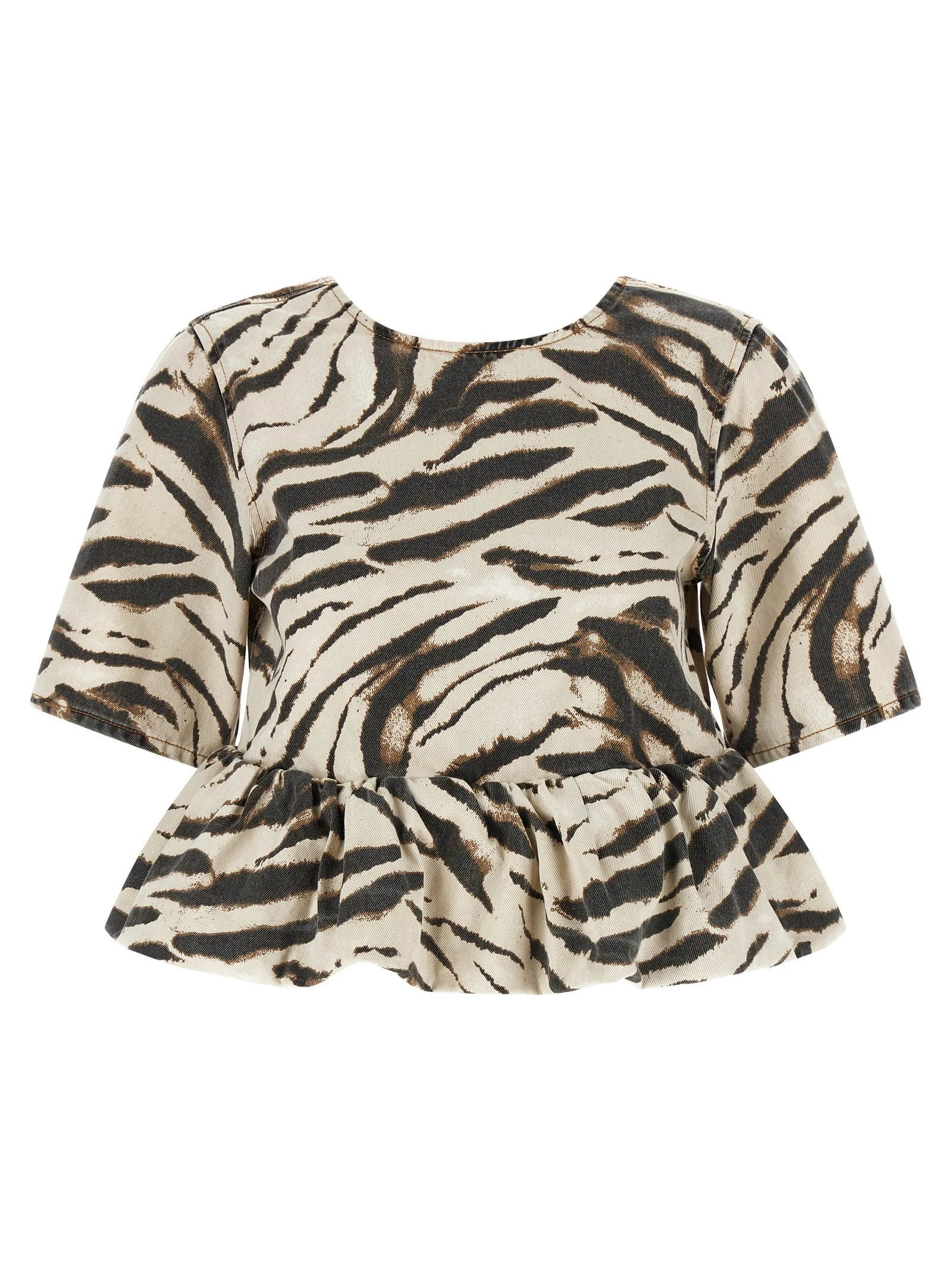 'Zebra Denim' top