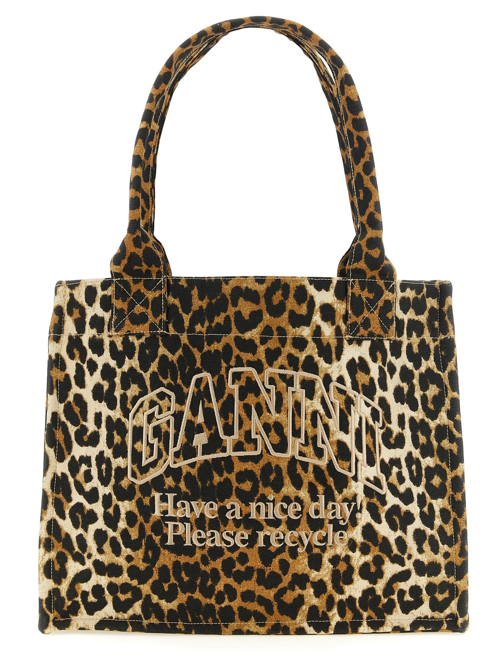 'Leopard' large shopping bag