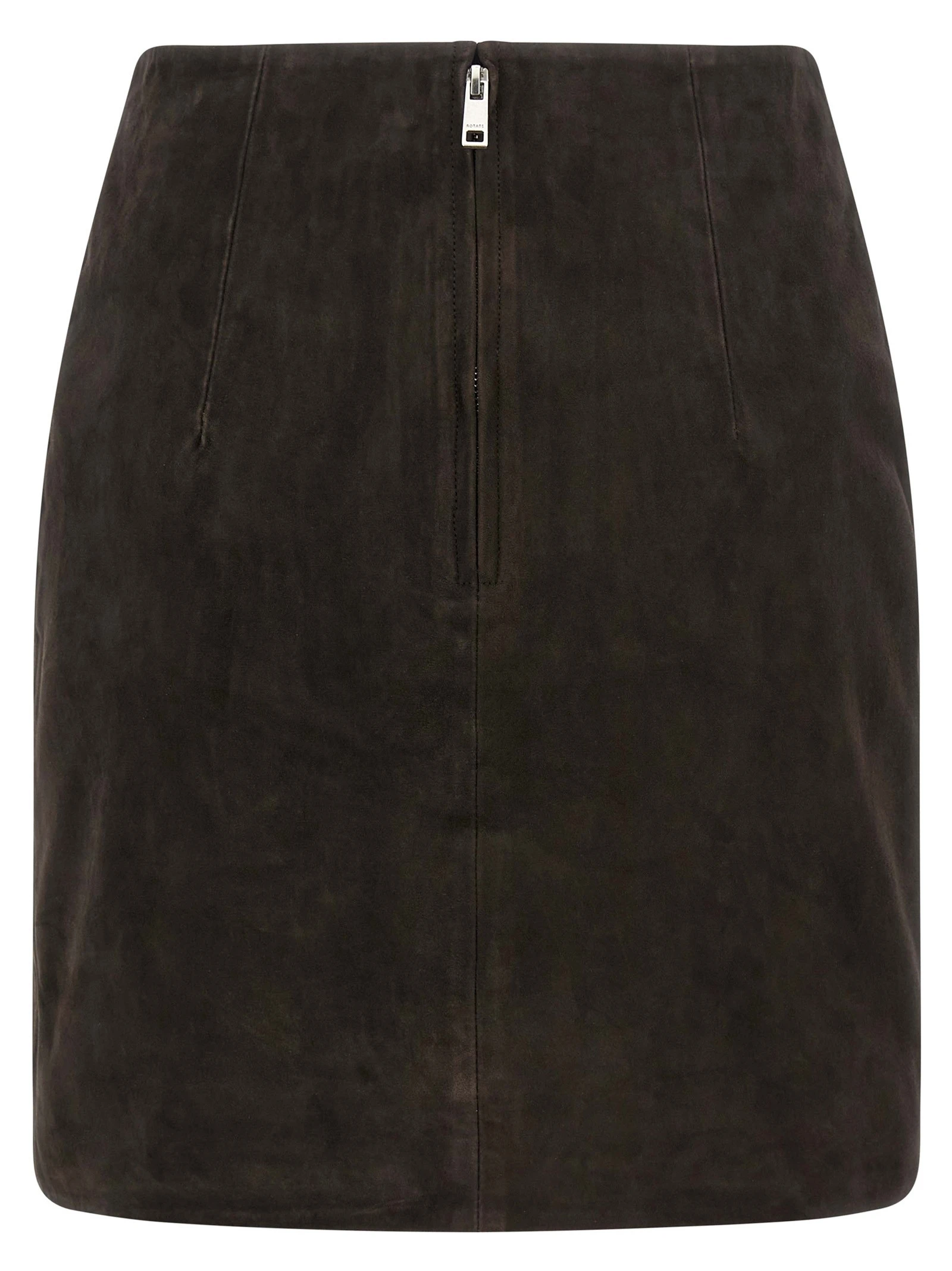Suede skirt