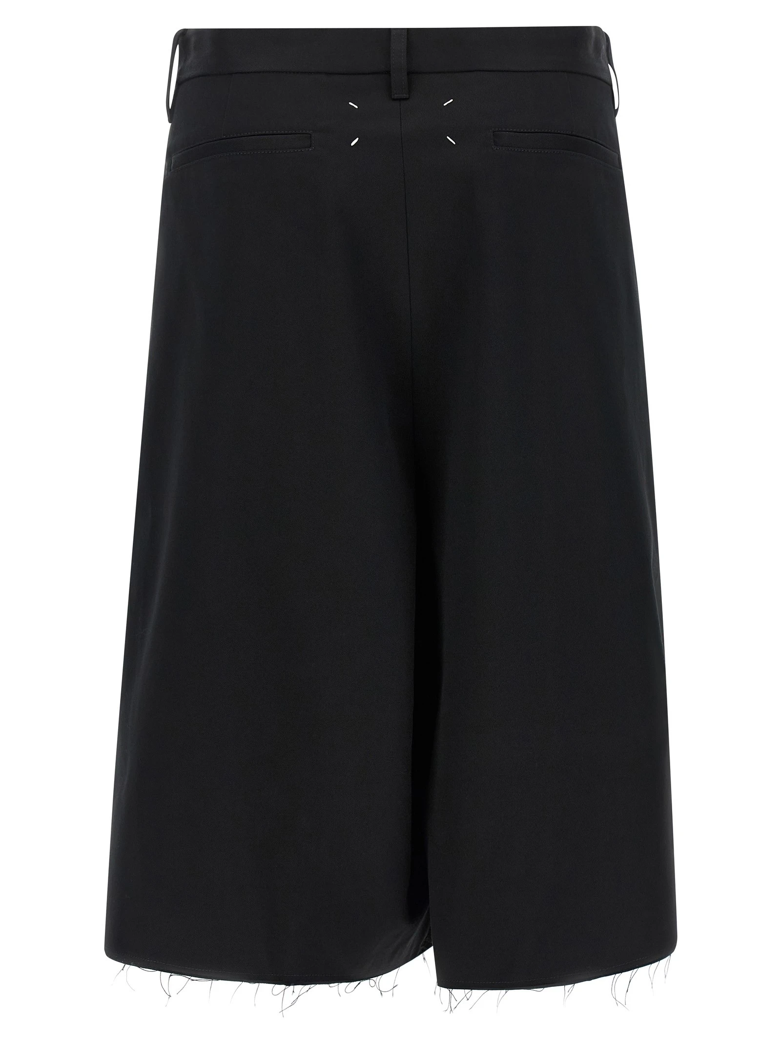 Wrap-up bermuda shorts