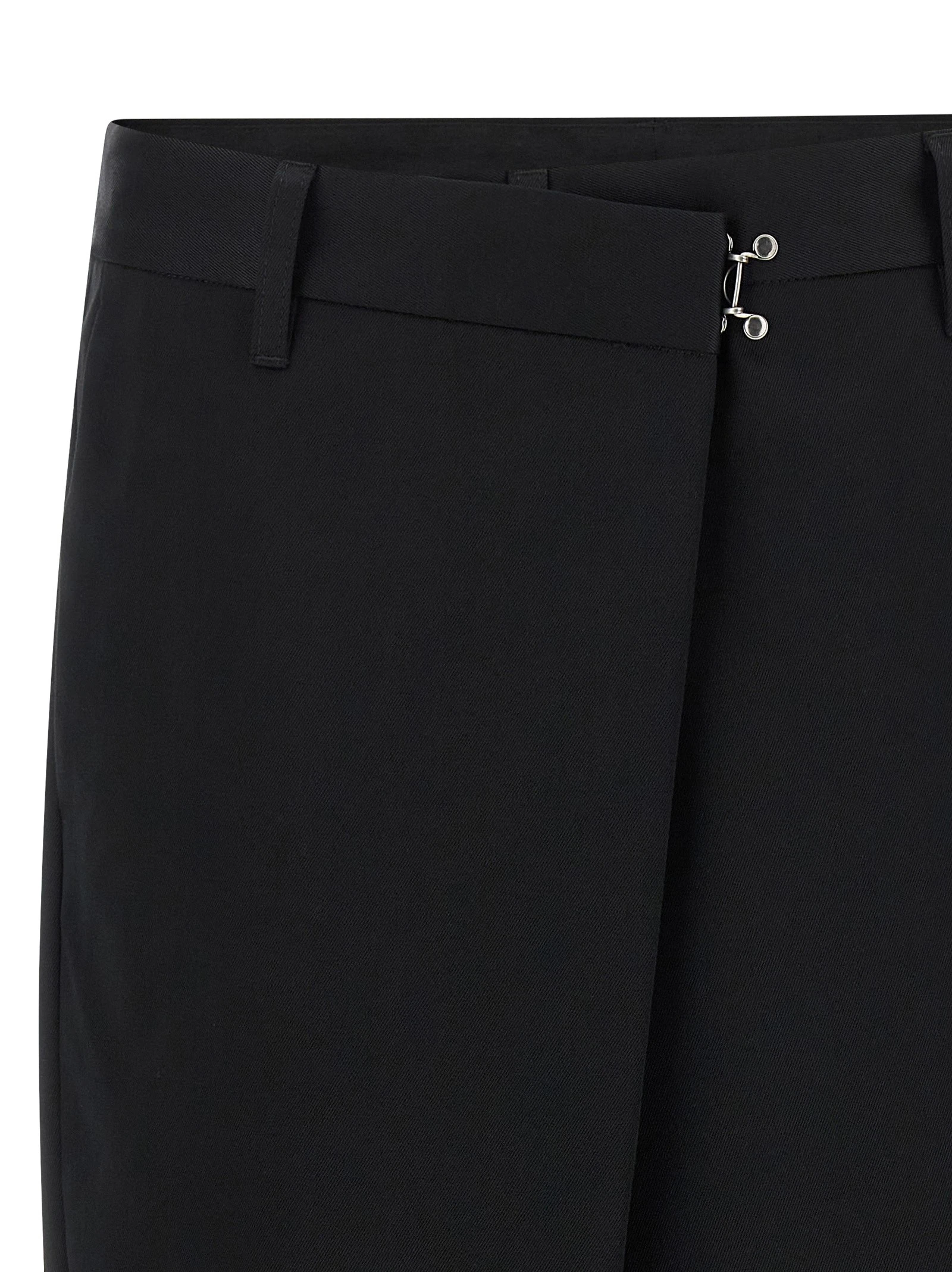 Wrap-up bermuda shorts