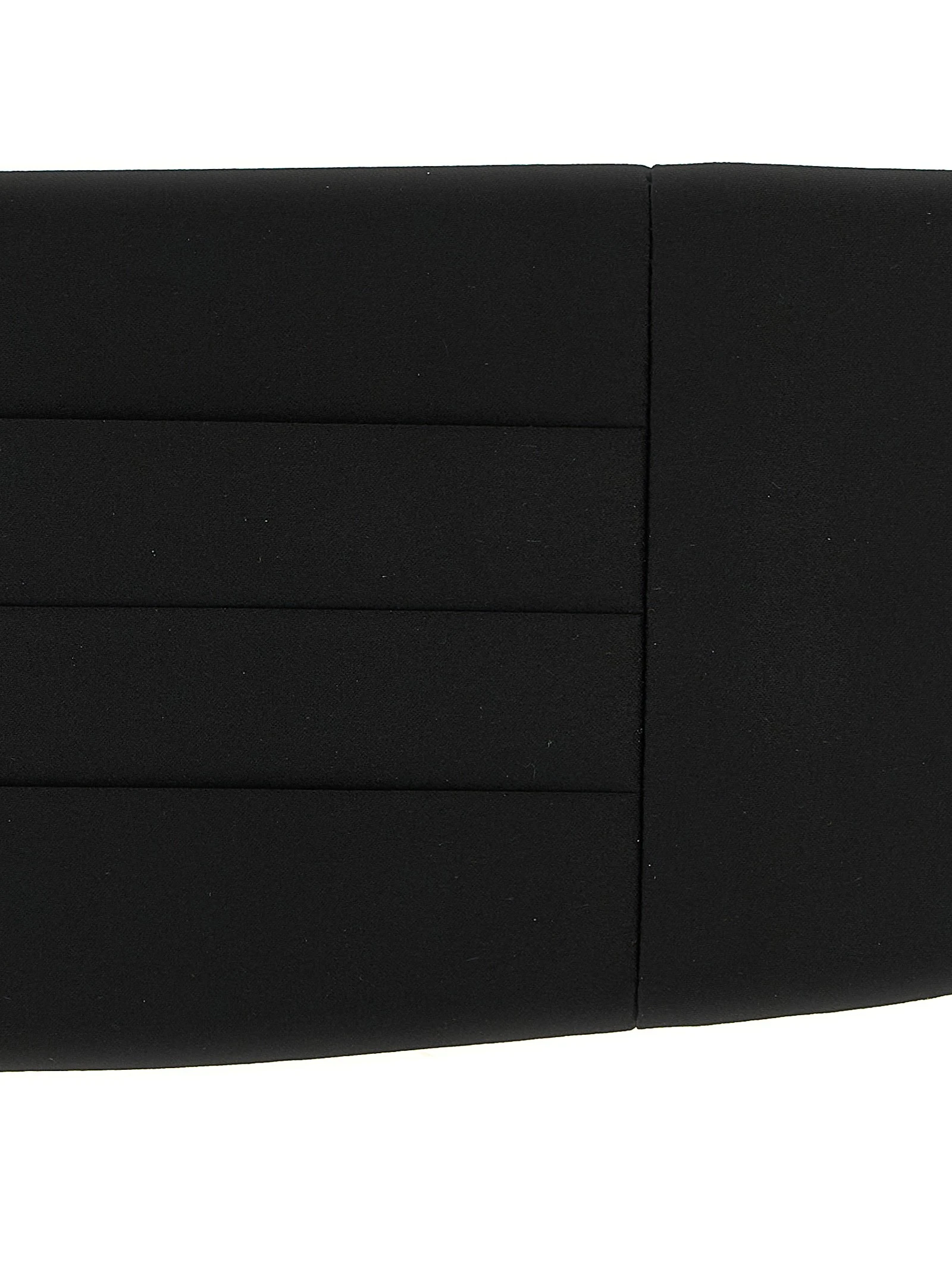 Satin tuxedo headband