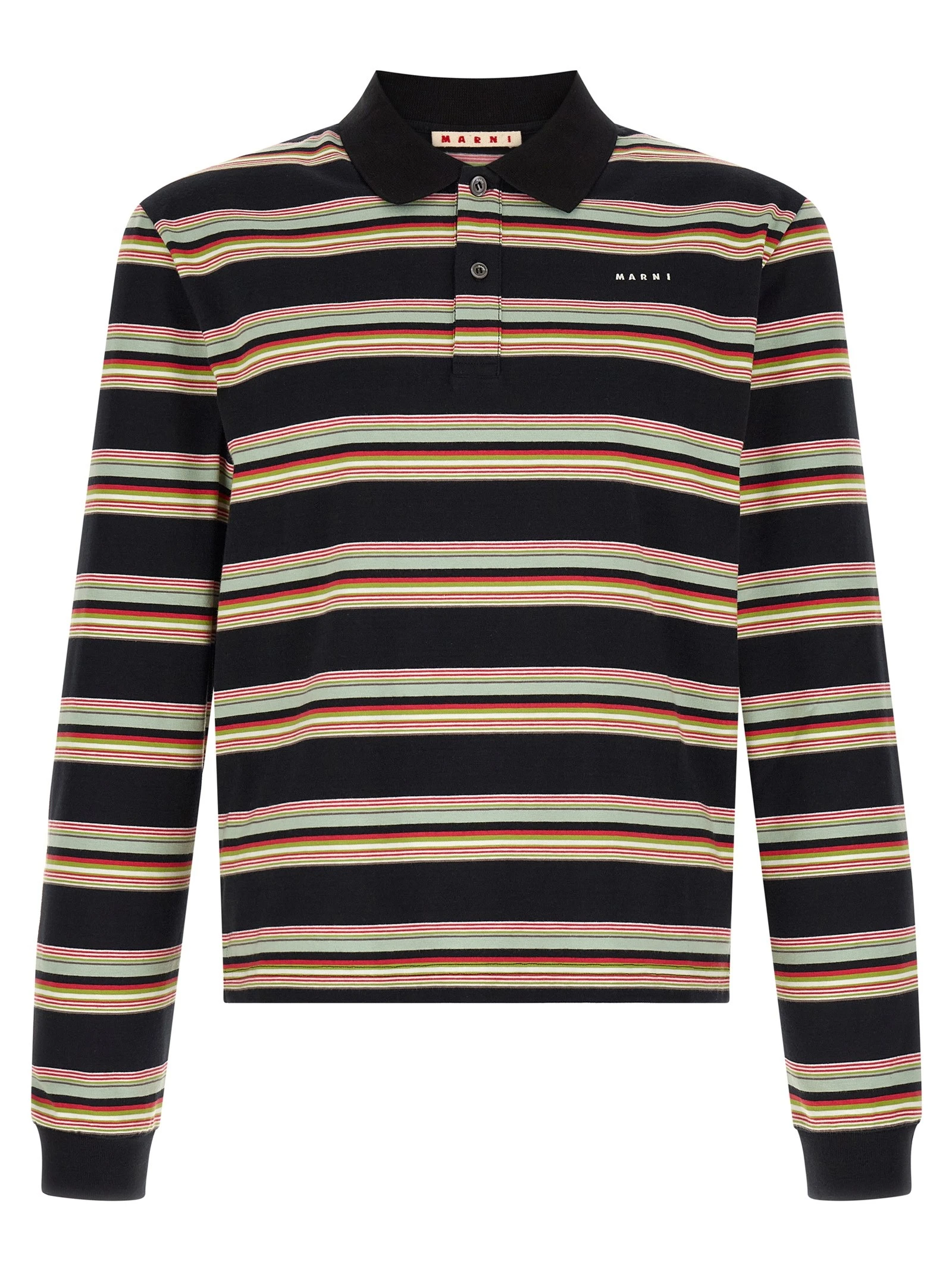 Striped polo shirt
