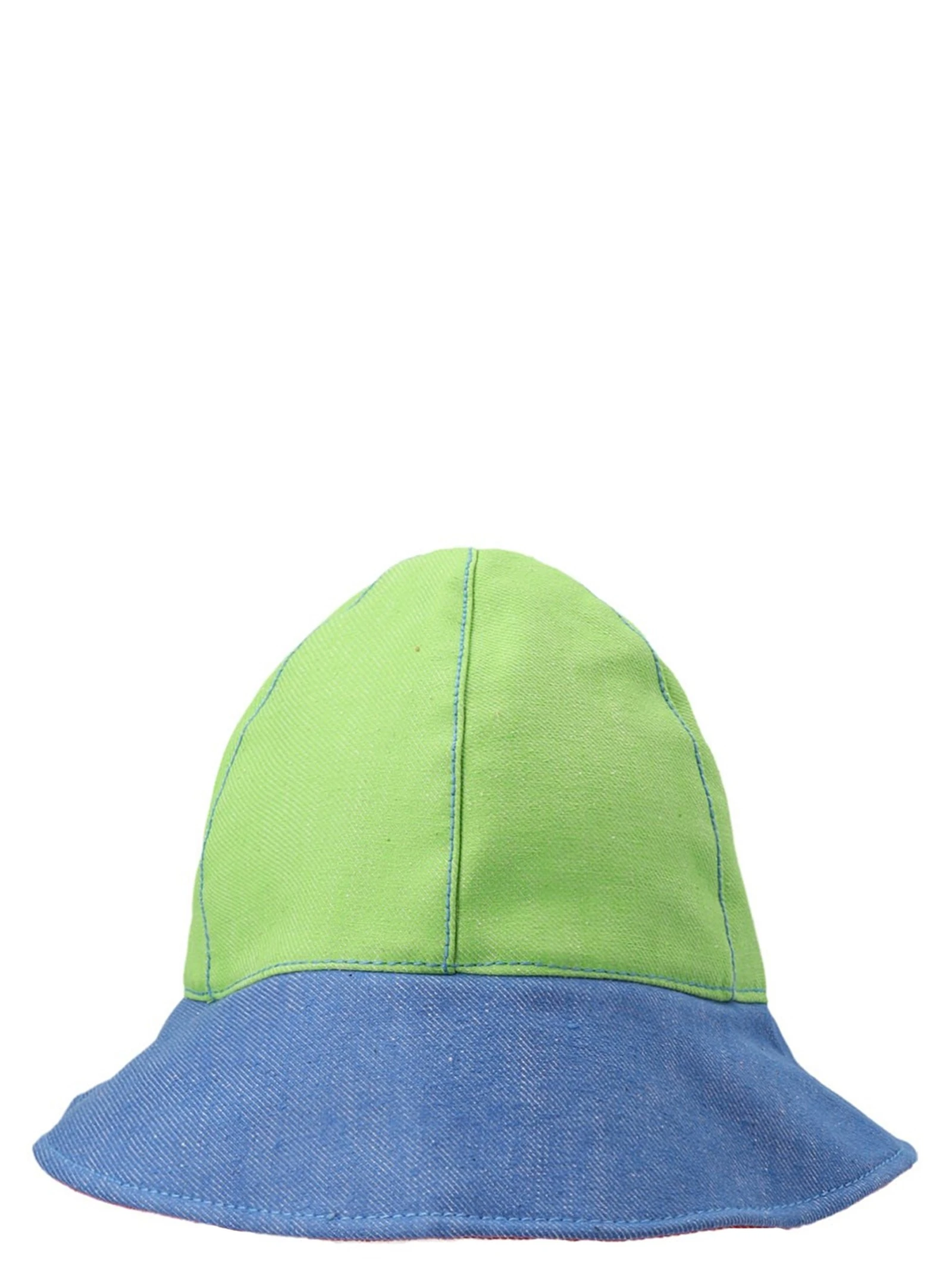 Multicolor denim bucket hat
