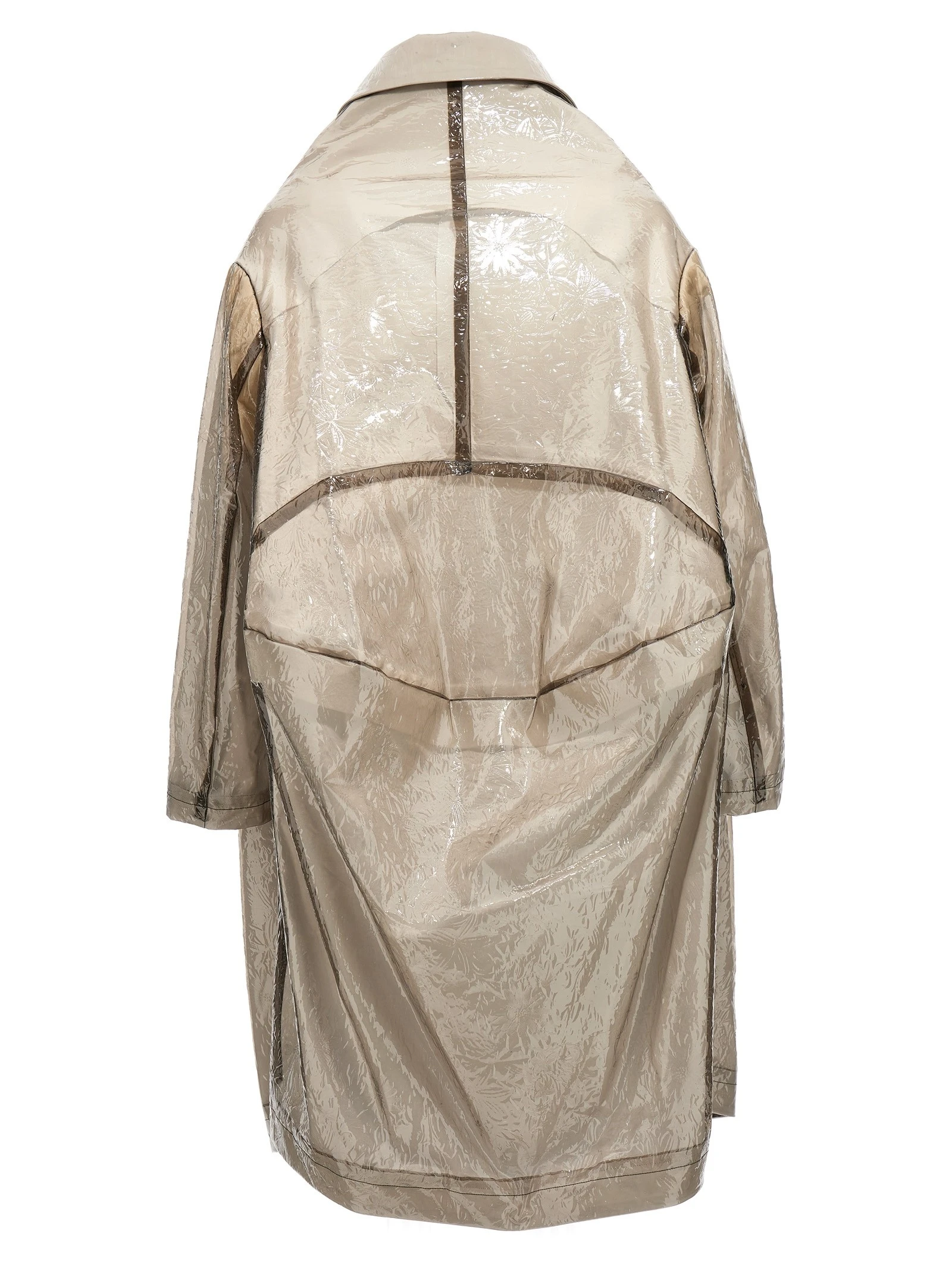 Oversize texture trench coat
