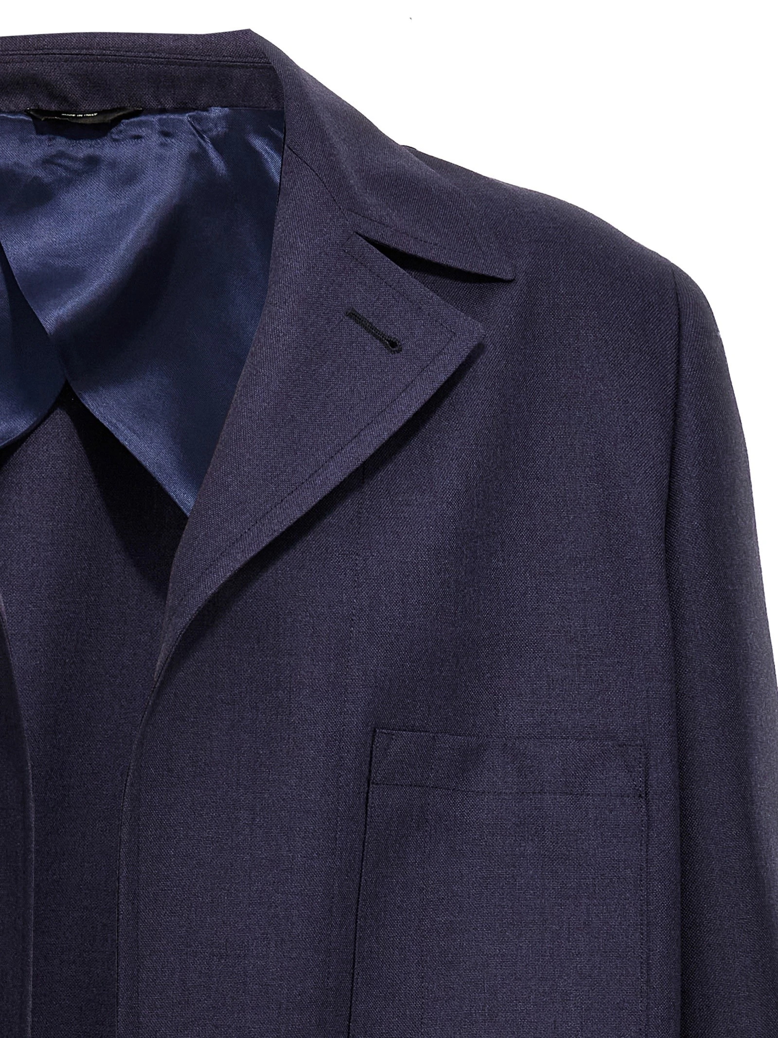 Half belt jacket